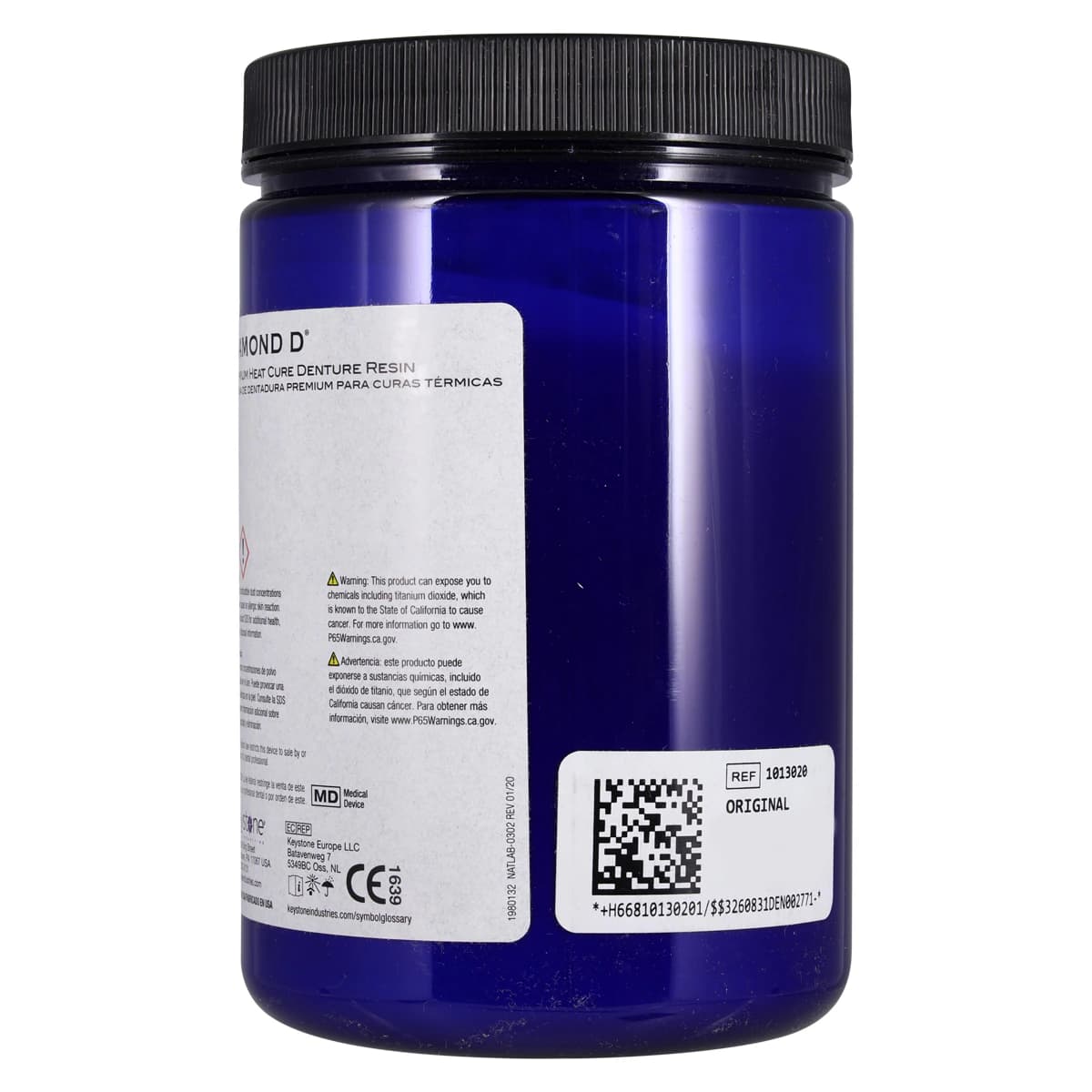 Diamond D Heat Cure Denture Acrylic Powder, Original Shade, 1 lb (1013020) thumbnail 3