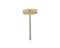 Keystone Hatho Miniature Brush with Polishing Disc, White Goat Hair, 12/Pkg thumbnail 2