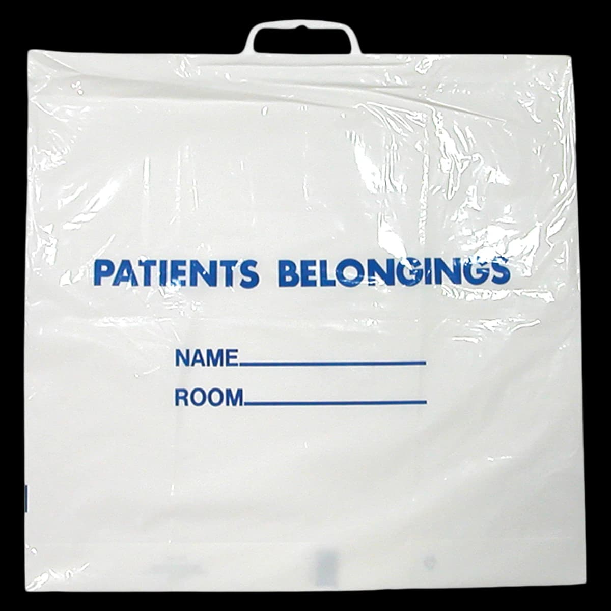 Dukal Patient Belongings Bag, Transparent, 20" x 18-1/2" - Bag Patient Belonging - Image 1