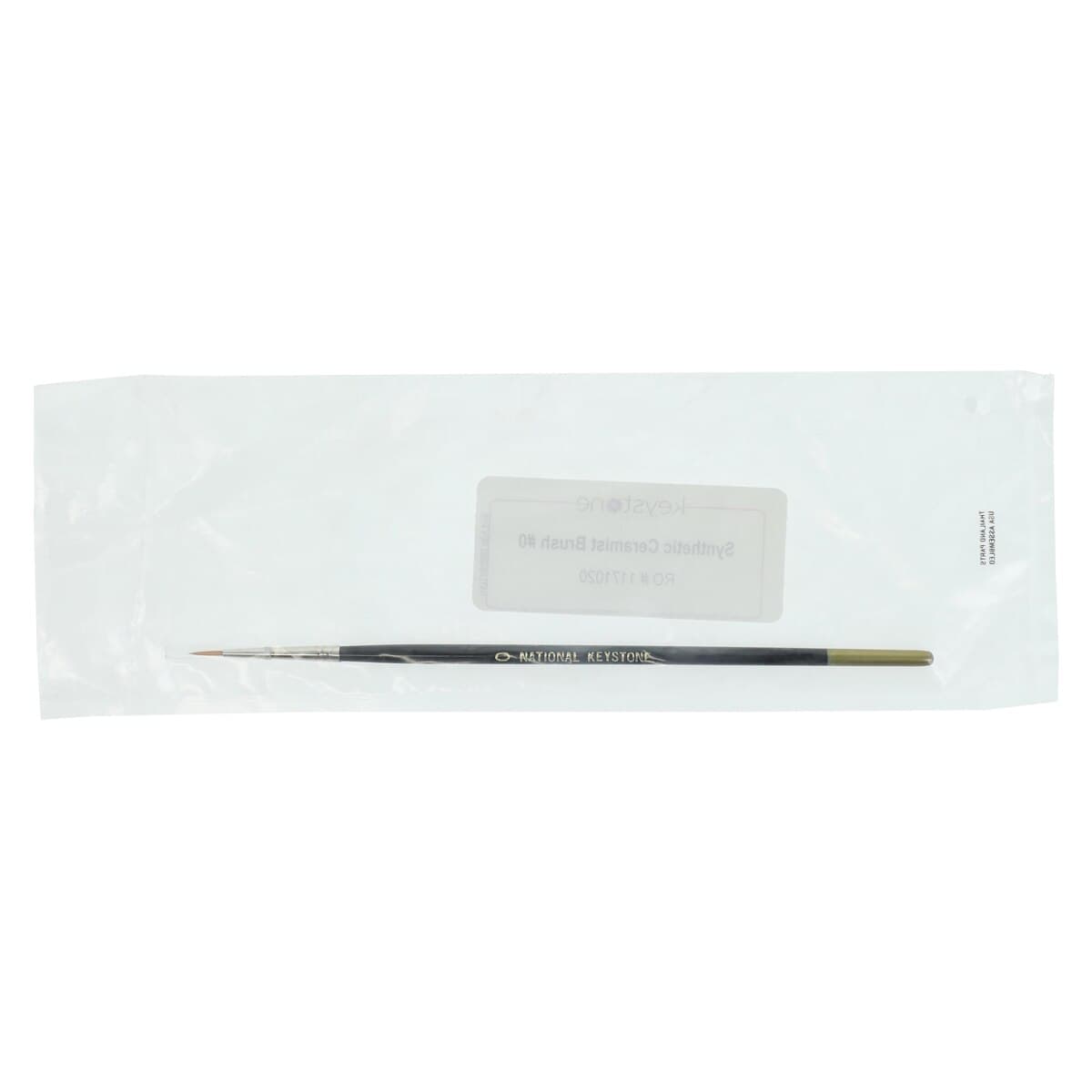Patterson® Porcelain Brushes - Size 0, Round, Synthetic Ceramist, Single Brush thumbnail 2
