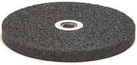 Keystone Black Utility Grinding Wheel, 3" x 1/4", 46-60 Grit, Lead Reinforced Center Hole, 1/4" Arbor, 1900060 thumbnail 2