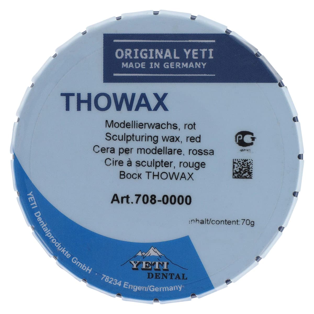 Yeti Thowax Sculpturing Wax, 70g - Yeti Thowax Sculpt Wax - Image 1