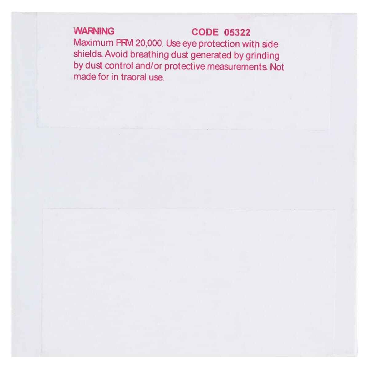 Mizzy White Heatless Wheels, Size #4, 3/16" x 7/8" (4.8 x 22.2 mm), 50/Box, 1900244 thumbnail 2