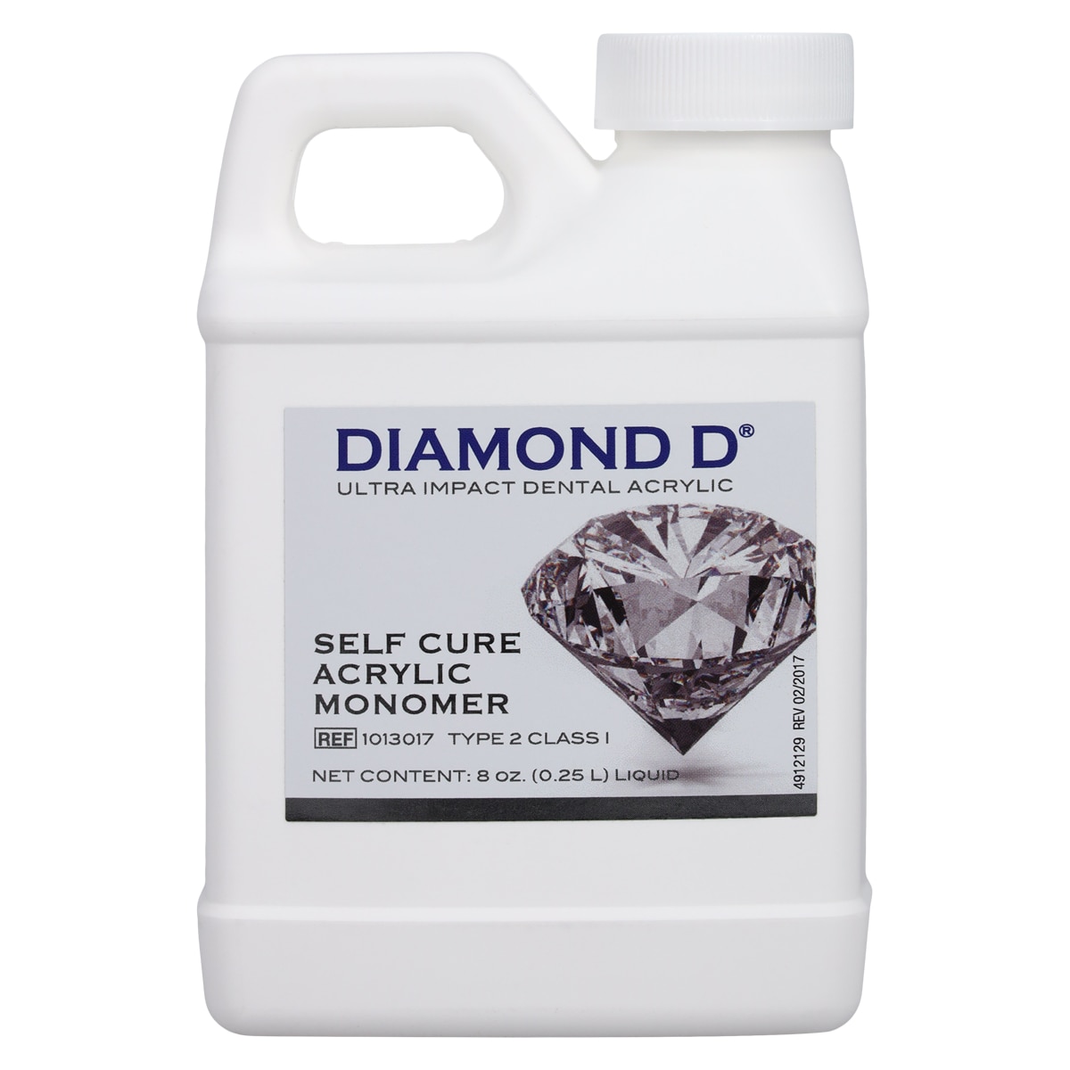 Keystone Diamond D Self-Cure Ultra Impact Monomer, 8 oz Bottle, 1013017 - DIAMOND D S.C. MONOMER 8 OZ . - Image 1