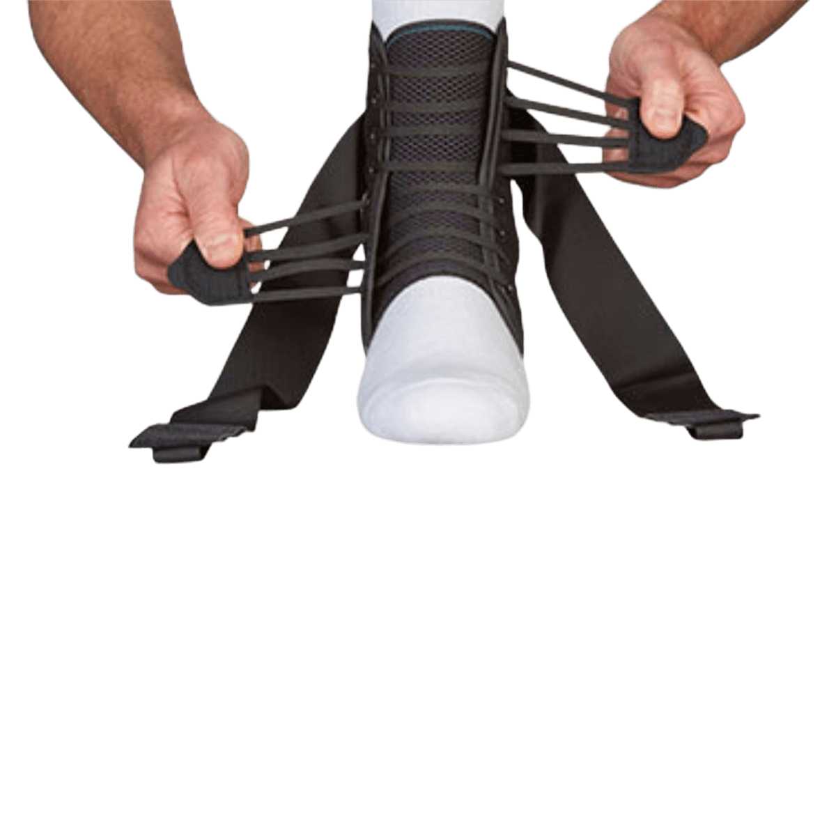 ASO Ankle Stabilizer Speed Lacer Brace, X-Small, Ballistic Nylon, 10-11" - ASO Ankle Brace Speed Lac - Image 1