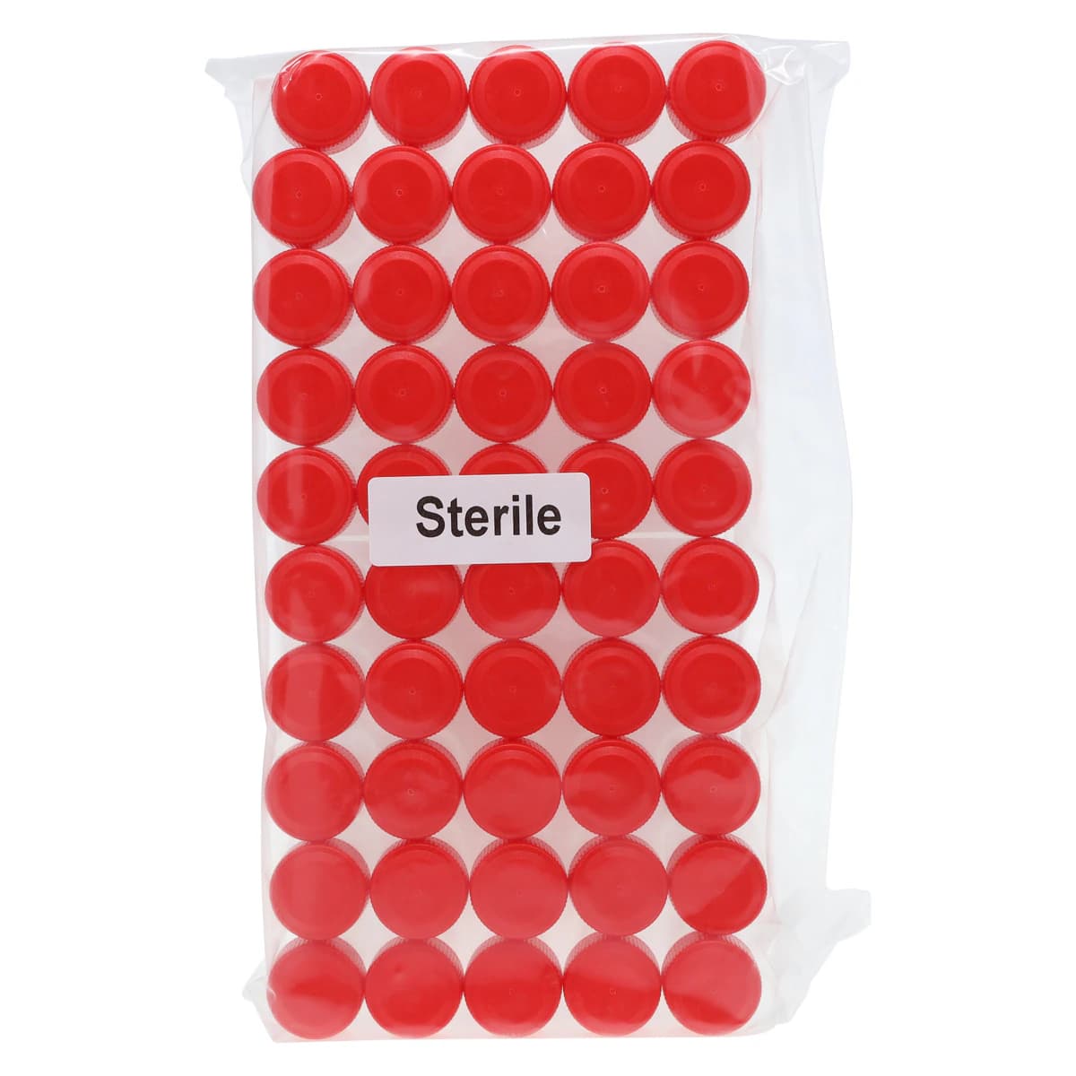 Globe Scientific 15mL Polypropylene Centrifuge Tube, Sterile, Conical Bottom, Red Screw Cap, 500/Case thumbnail 2