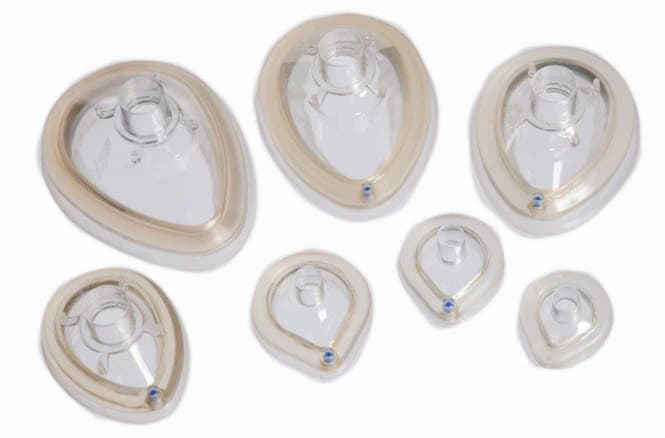 SunMed Oxygen Face Mask, Adult, Medium Concentration, Latex-Free, 20/Case - Oxygen Face Mask Adult - Image 1