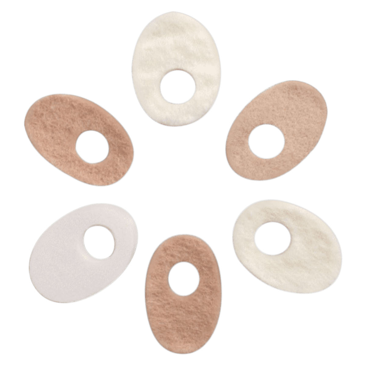 Feltorn Orthopedic Corn Pad, White, Felt PS - White Feltorn Pad Corn - Image 1