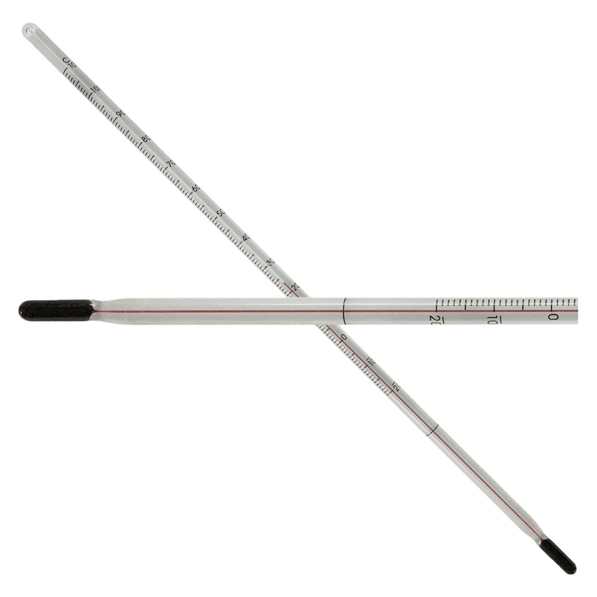 Thermco Non-Mercury Thermometer, -20 to 110°C, Red Spirit, Each - Thermometer -20to110C - Image 1