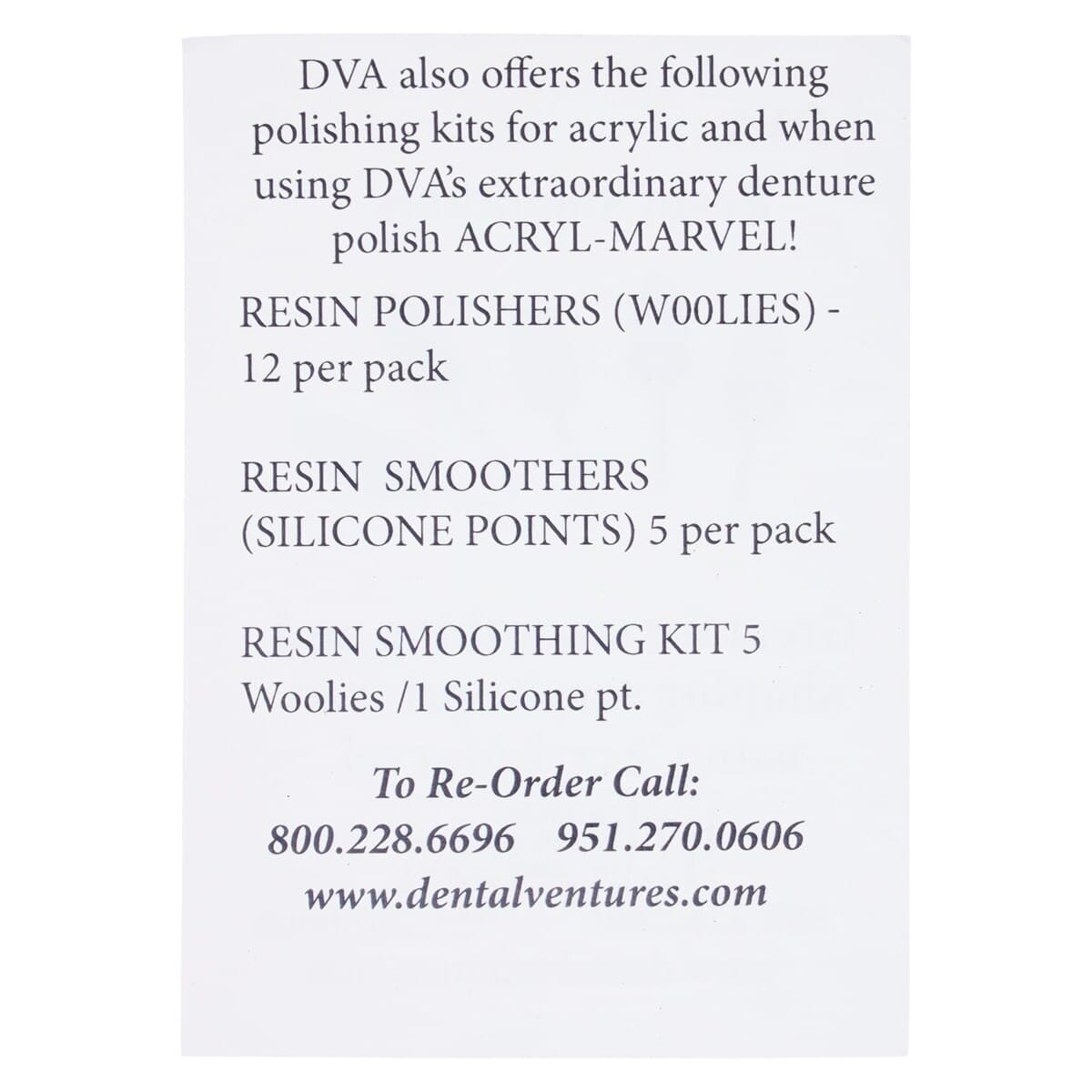 Dental Ventures of America Acryl-Marvel Resin Smoothing Silicone Points, Coarse, 5/Pkg thumbnail 4