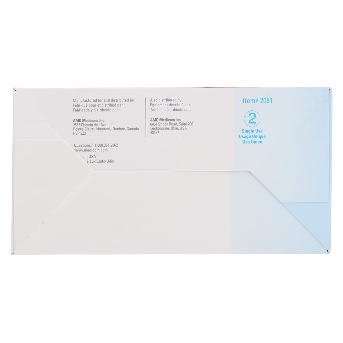 SafeMask SofSkin Procedure Earloop Face Masks, ASTM Level 1, Blue, 50/Box, 2081 thumbnail 10