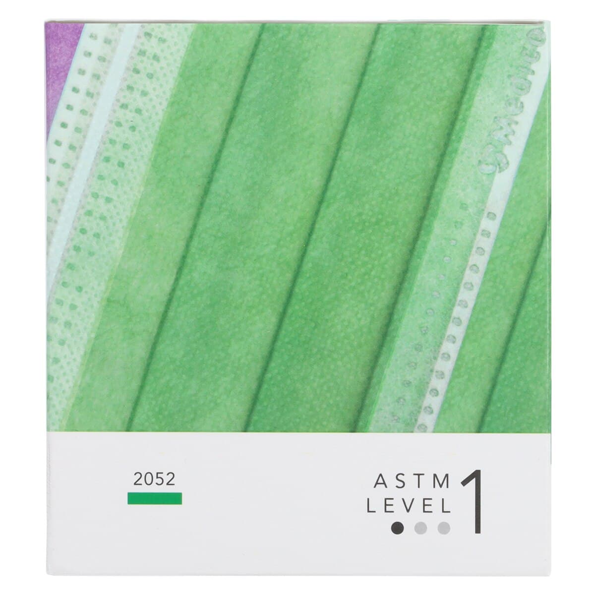 Medicom SafeMask Master Series Procedure Earloop Mask, ASTM Level 1, Lush Lawn (Vibrant Green), 50/Box, 2052 thumbnail 6