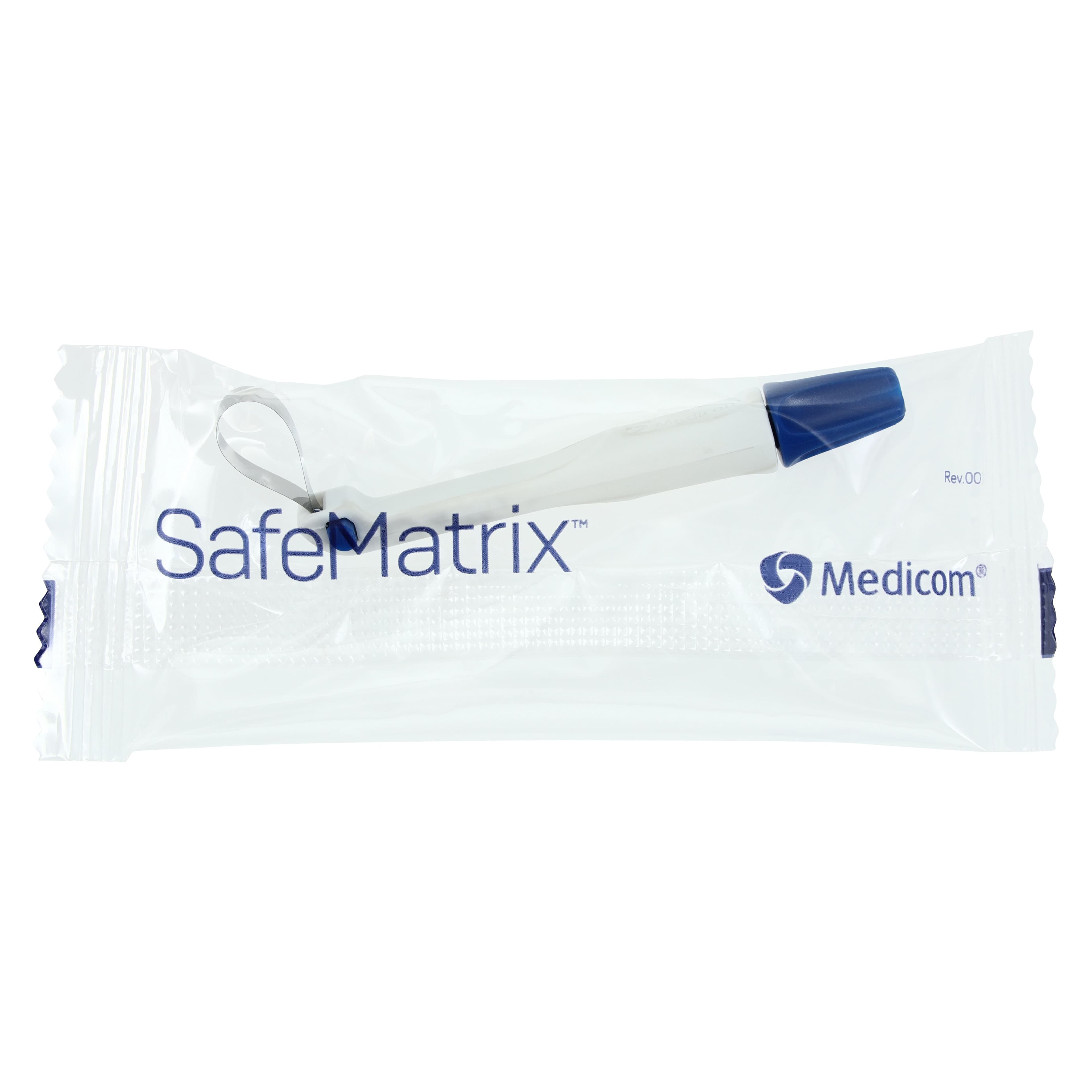 Medicom SafeMatrix Single-Use Matrix Bands, Regular Wide 6mm, Blue, 50/Box, 30045 thumbnail 5