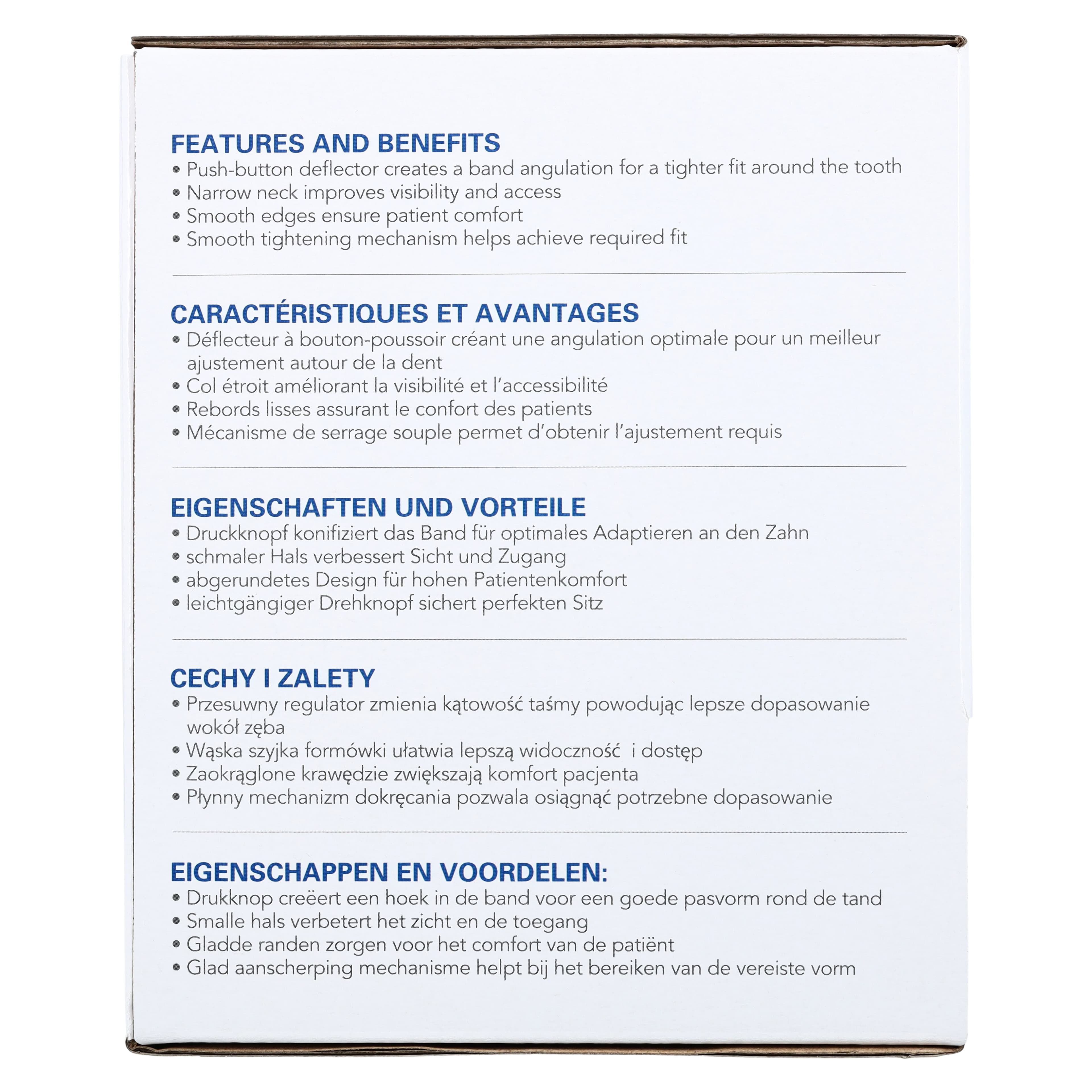 Medicom SafeMatrix Single-Use Matrix Bands, Regular Wide 6mm, Blue, 50/Box, 30045 thumbnail 6