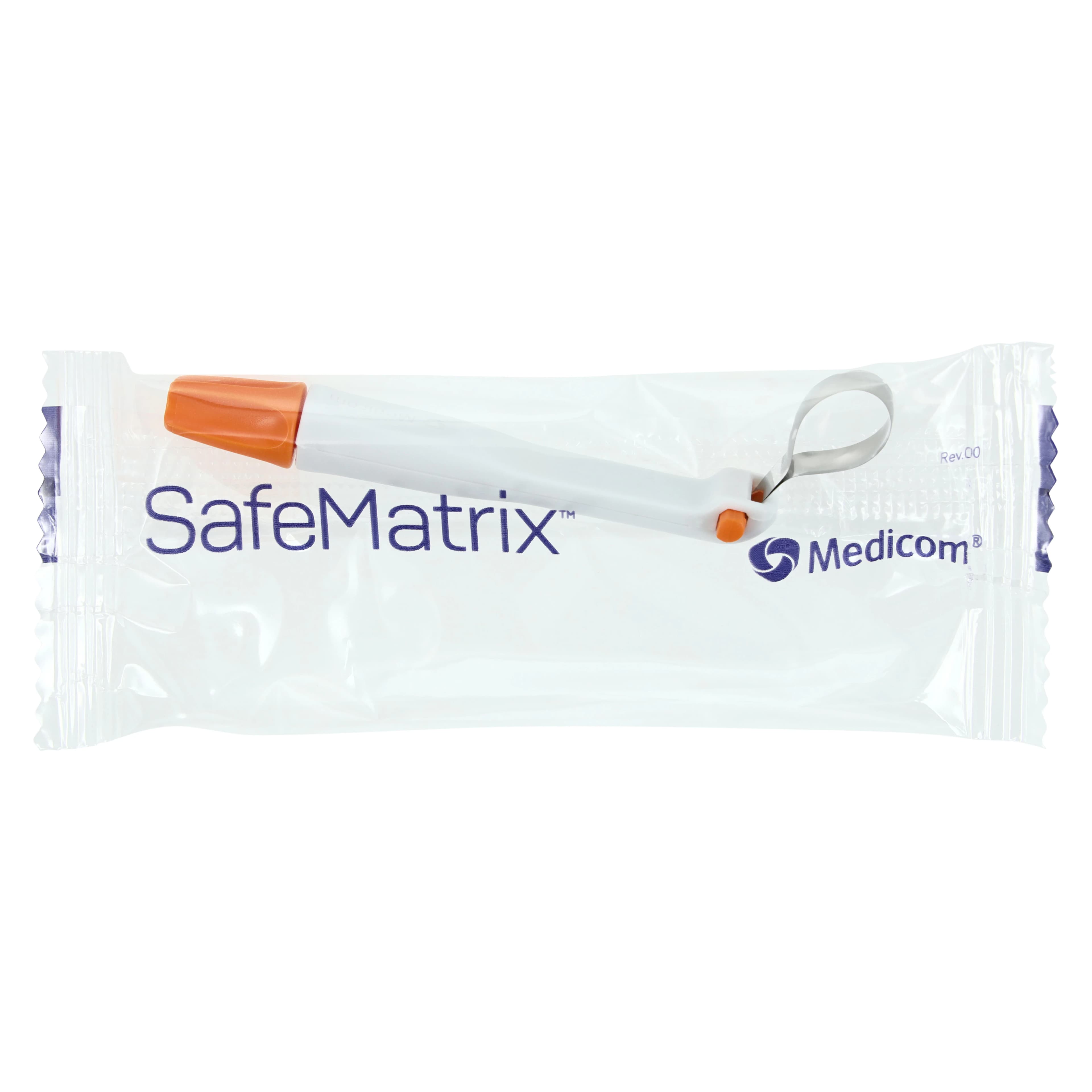 Medicom SafeMatrix Contour Single-Use Matrix Bands, Wide 6mm, Orange, 50/Box, 30055 thumbnail 5
