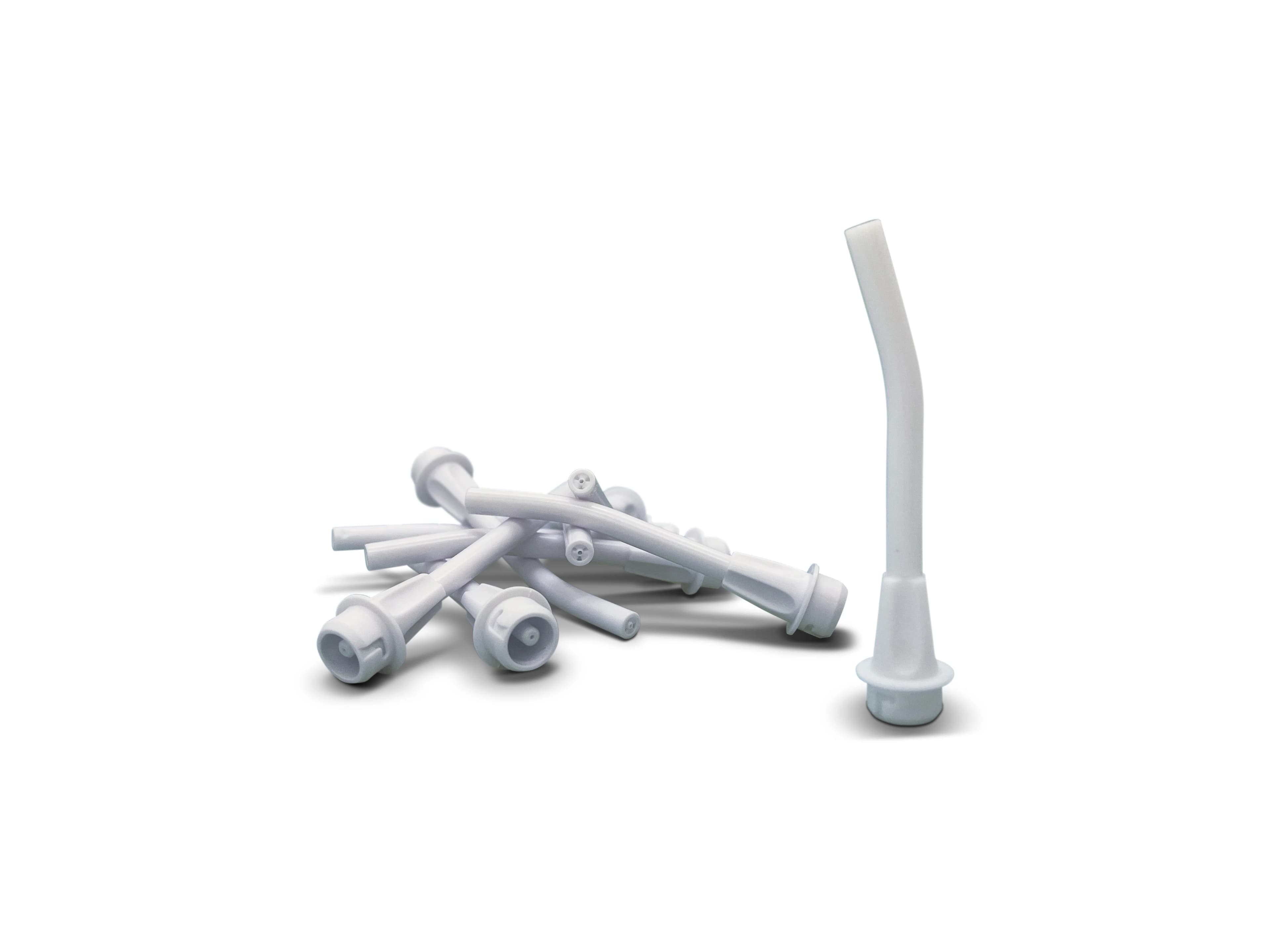Medicom SafeJet Disposable Air/Water Syringe Tips, White, 250/Bag, 12 Bags/Case - SafeJet Disp. A/W Syringe Tips - Image 1