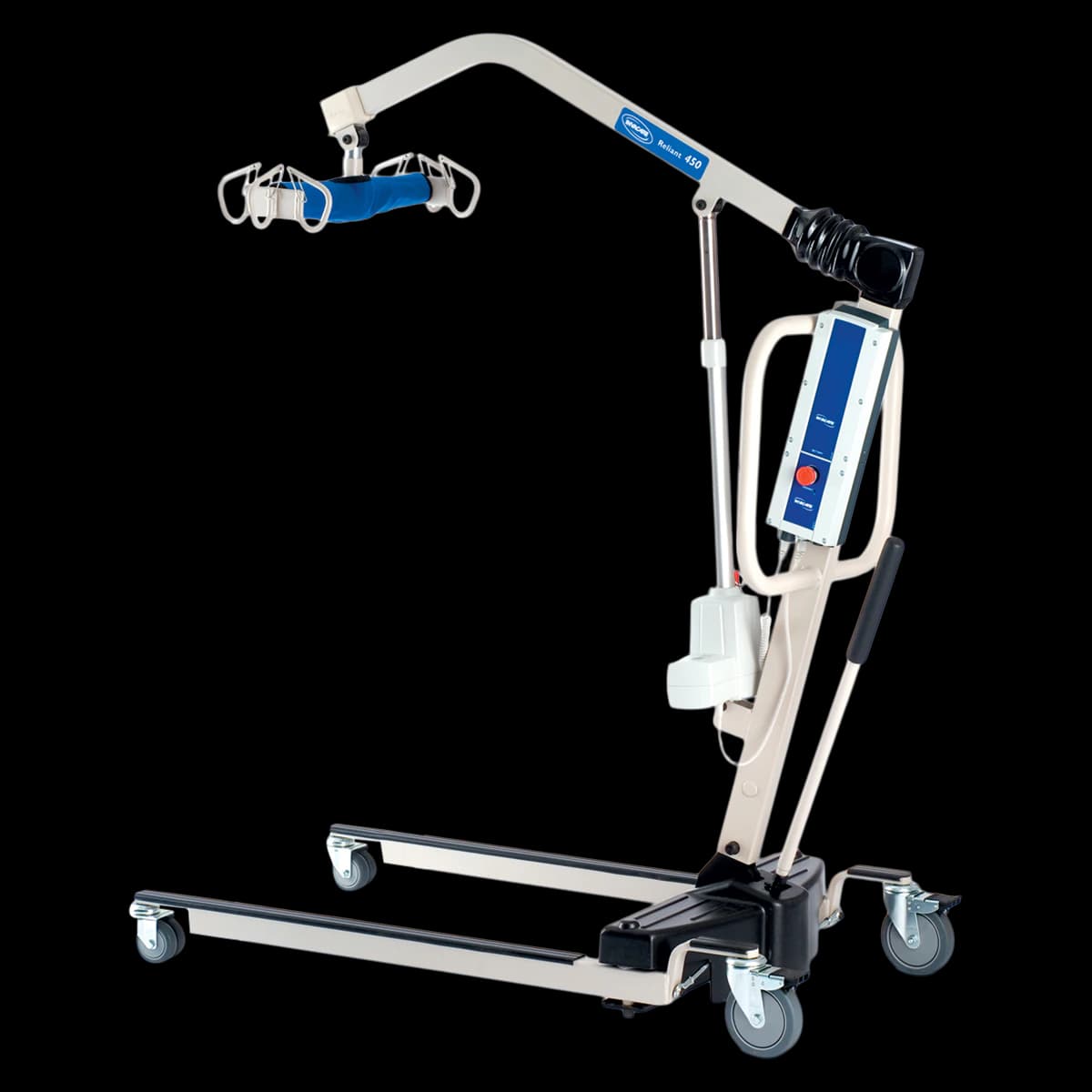 Invacare Reliant 450 Power Floor Lift, 450 lb Capacity, Steel - Reliant Power Floor Lift - Image 1