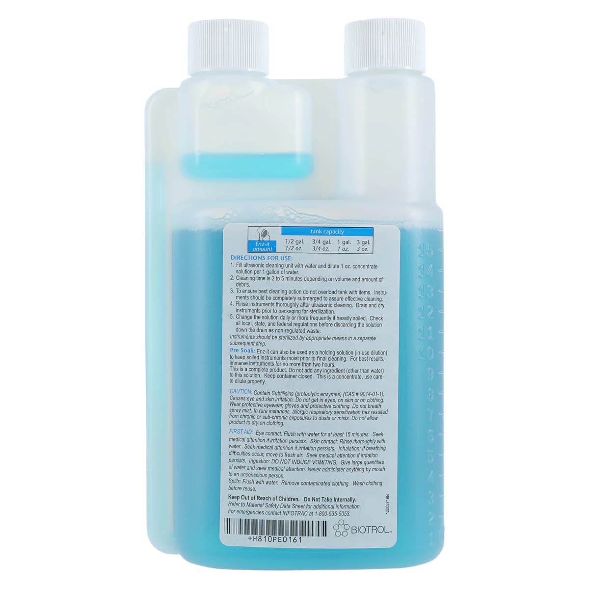 Purit Enz-It Enzymatic Ultrasonic Cleaner Solution & Presoak, 16 oz Bottle, PE016 thumbnail 2