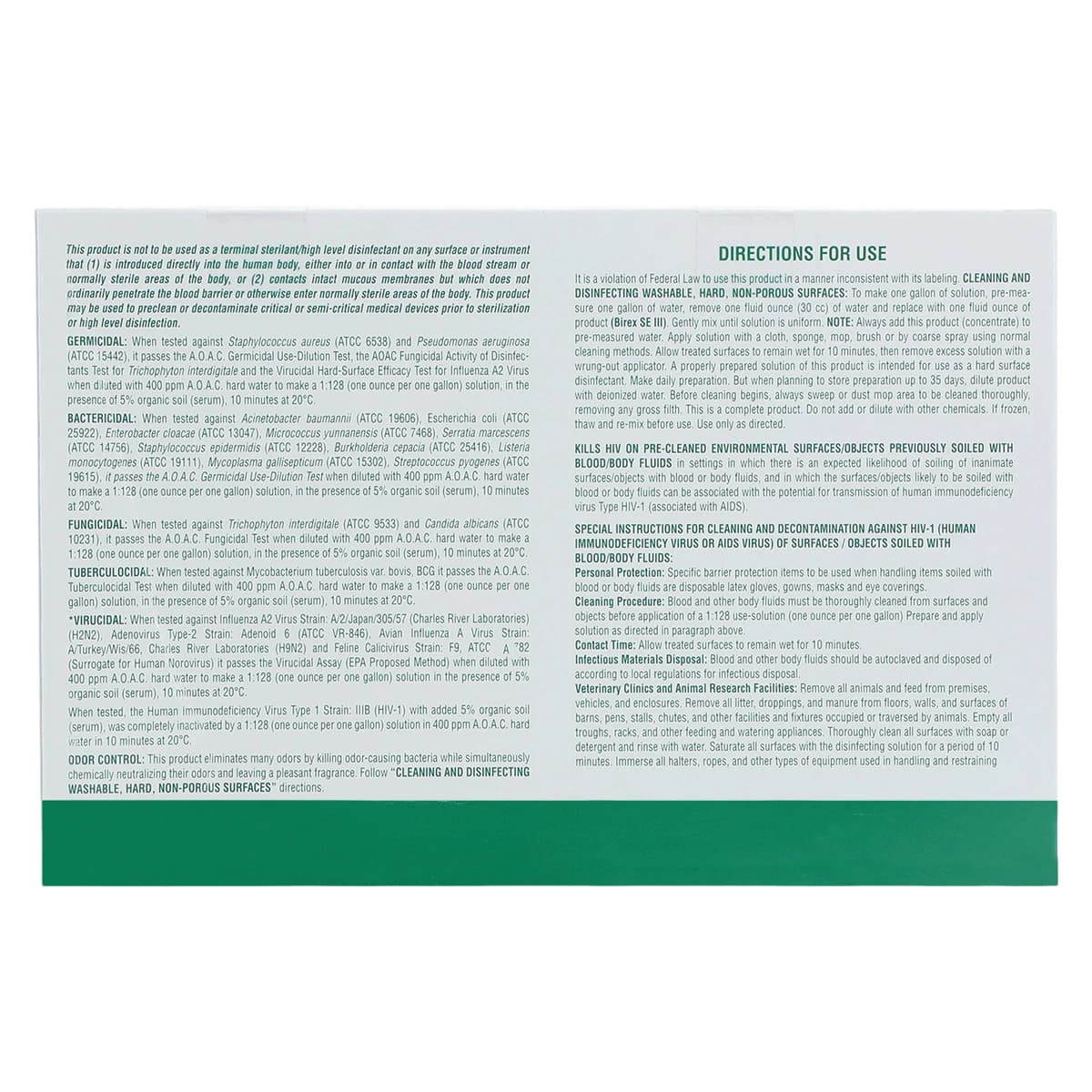 BirexSE III Clinic Pack, 1 oz Packets, 36/Pack, 296043 thumbnail 2