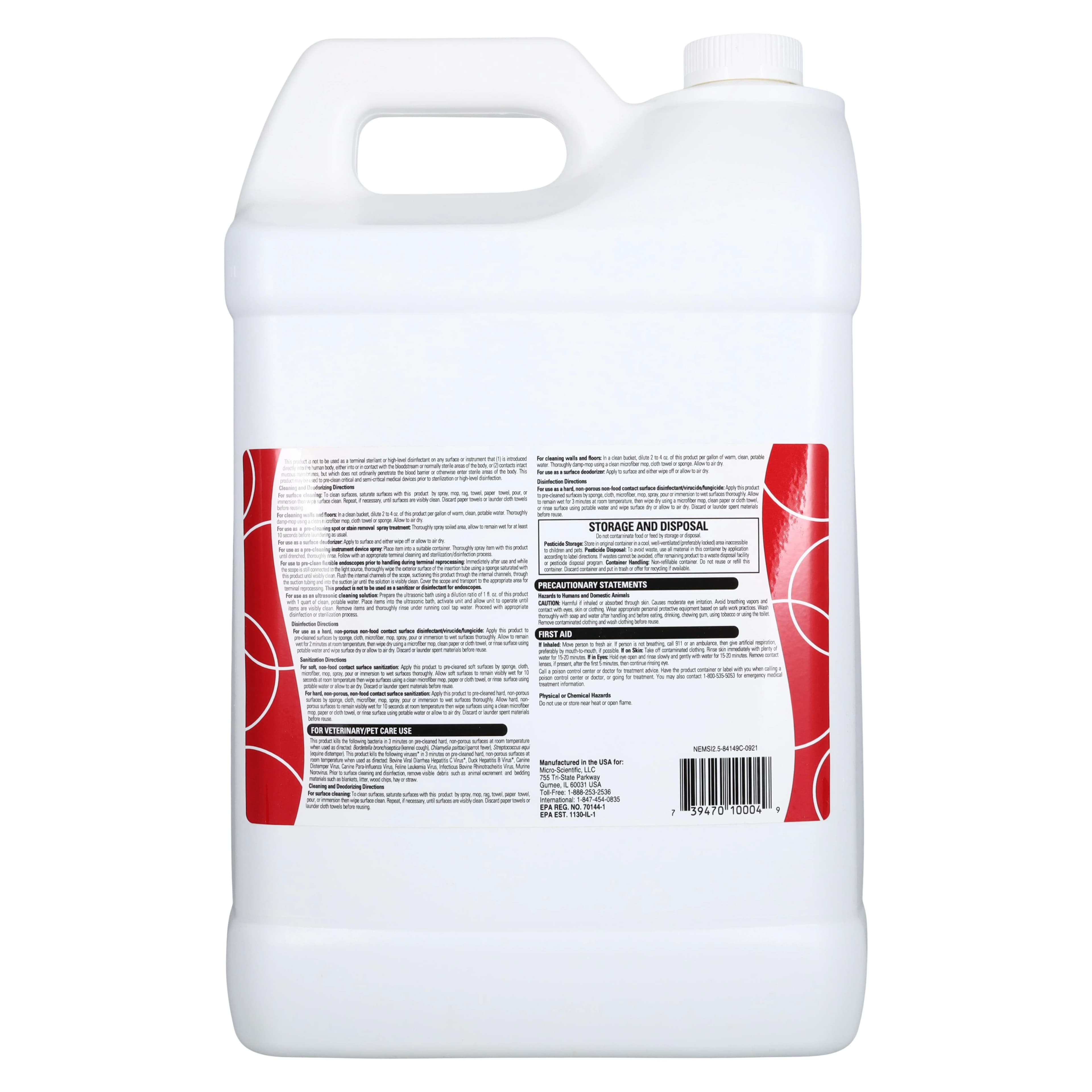 Opti-Cide-3 Disinfectant Solution with Spigot, 5 Gallon, 2/Case thumbnail 2