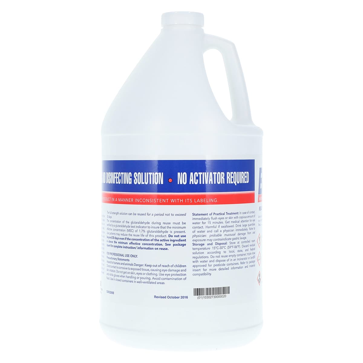 Biocide G30 Sterilant Disinfectant Solution, 2.65% Glutaraldehyde, 1 Gallon Bottle, BIOG30 thumbnail 3