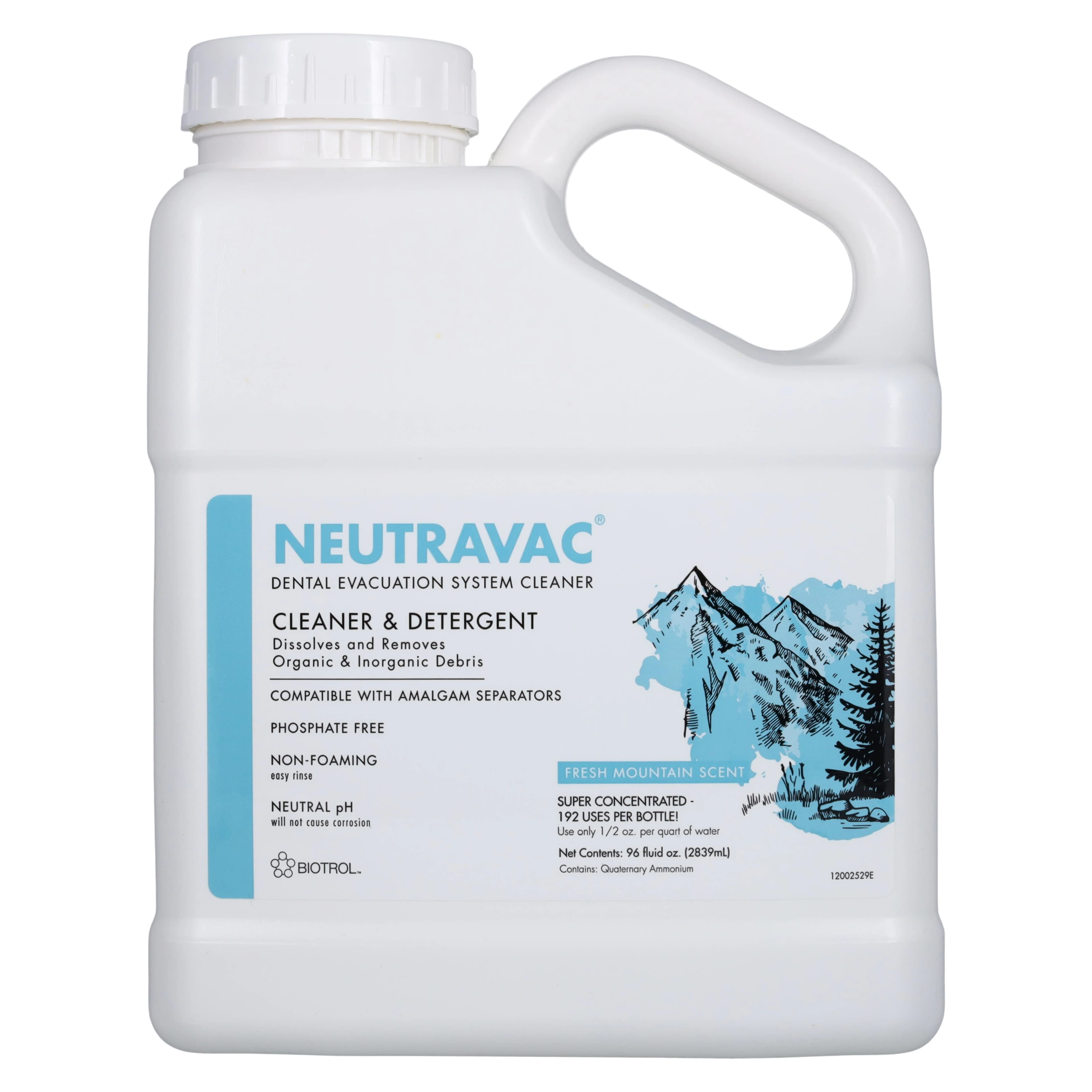 NeutraVAC Evacuation System Cleaner, Concentrated Liquid, 96 oz Bottle with Pump, NV803CS - NeutraVAC 96oz Bottle - Image 1