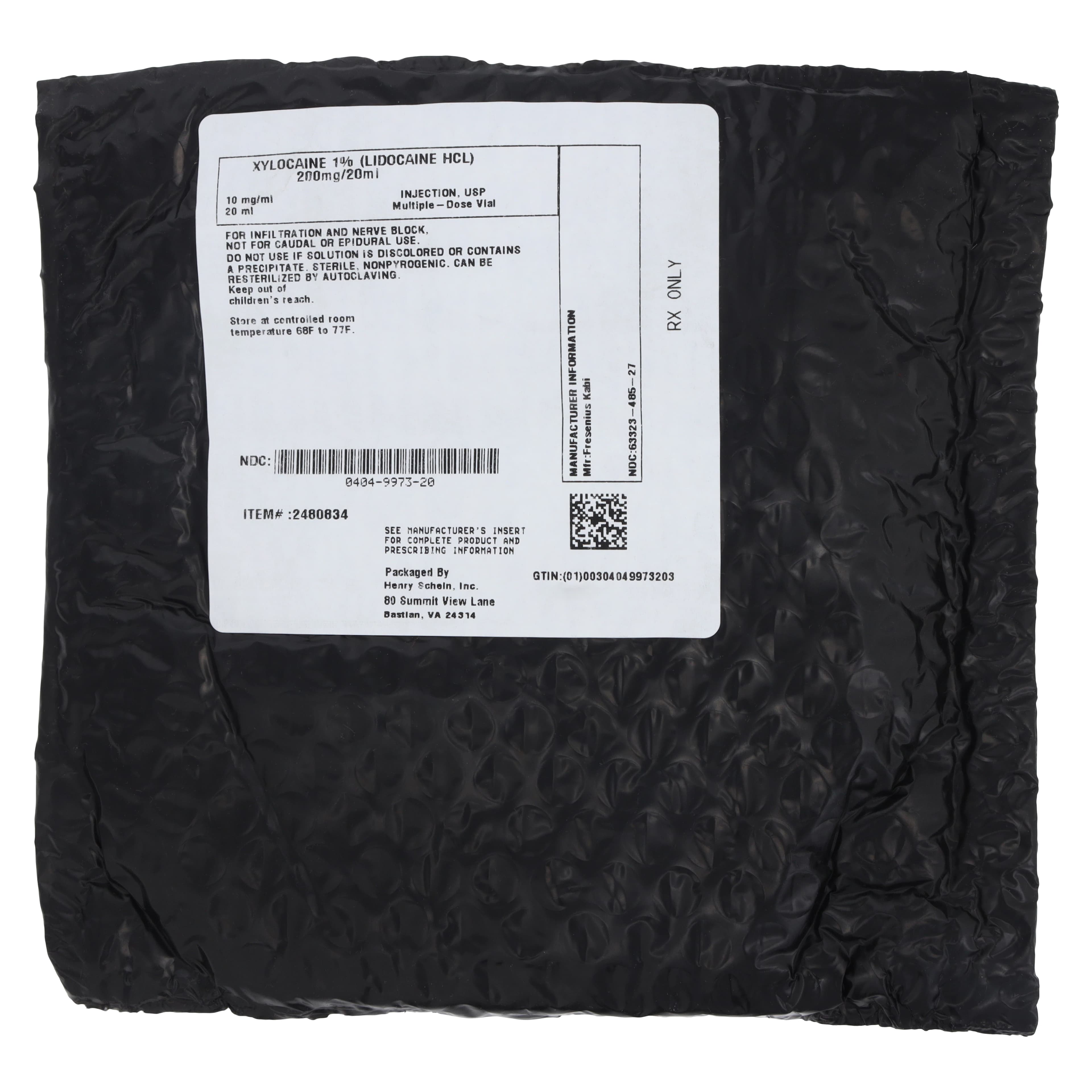 Xylocaine Plain Injection 1% MDV 20mL, N-R thumbnail 3