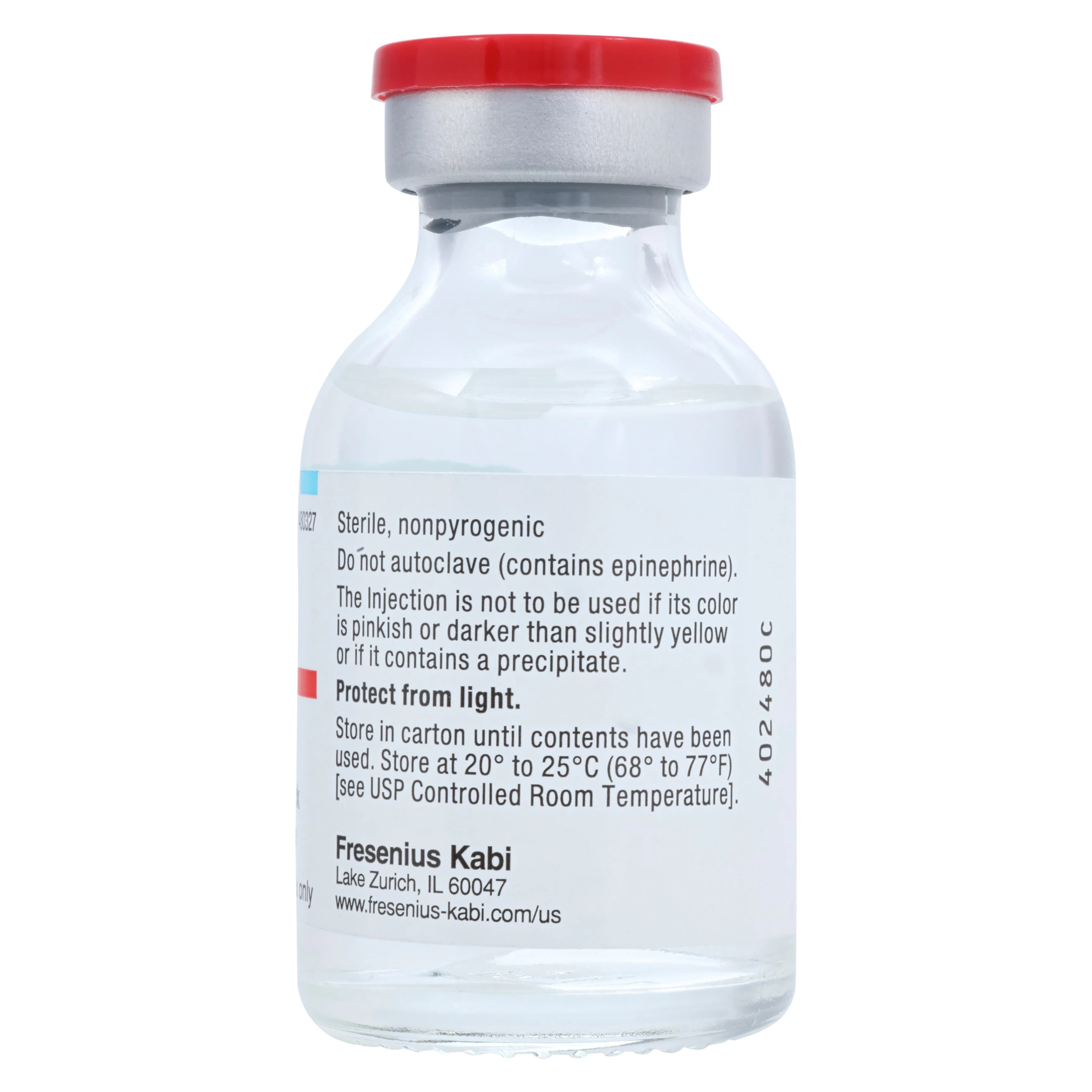 Xylocaine with Epinephrine Injection 2% 1:100,000 MDV 20mL Each thumbnail 2