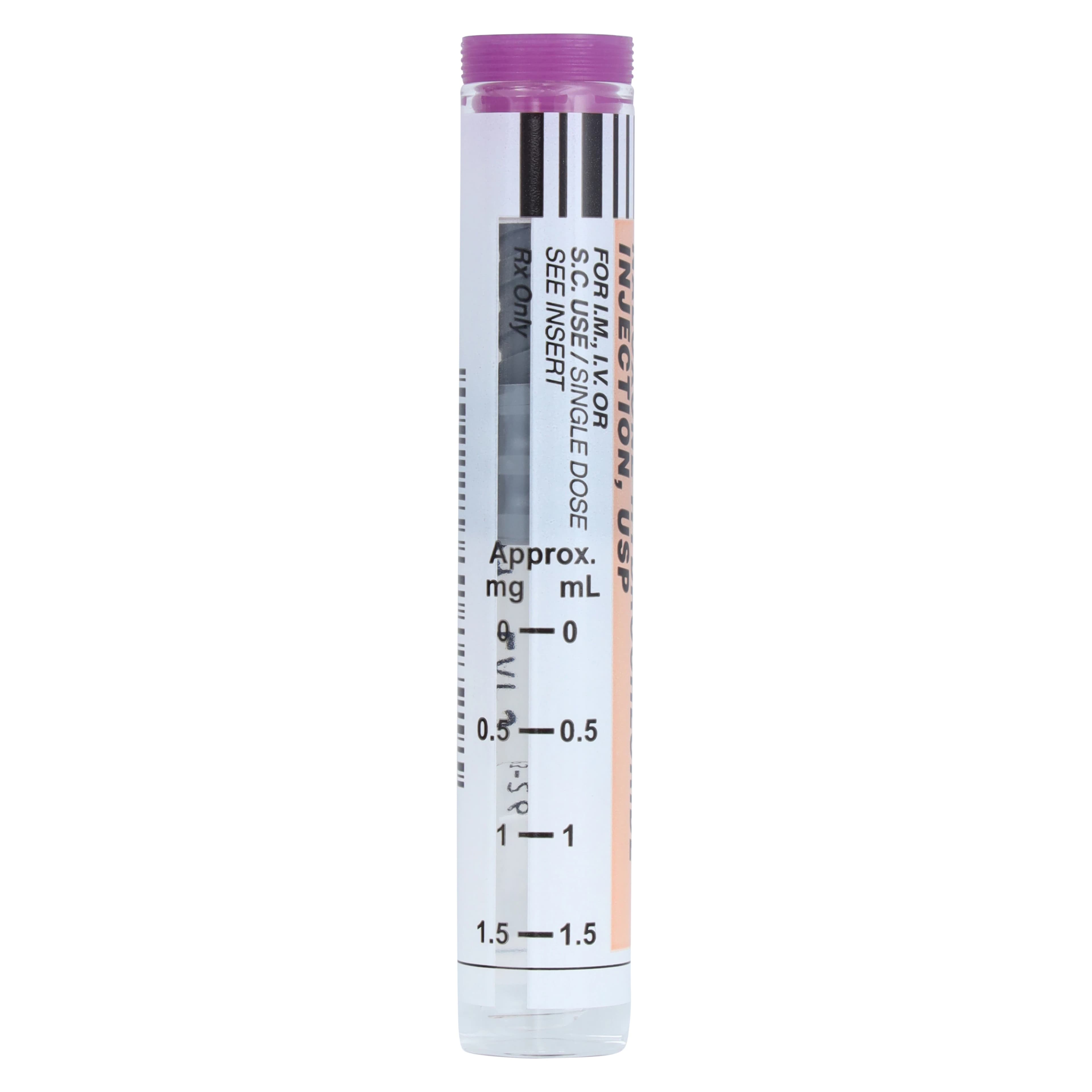 Naloxone HCl Injection 1mg/mL Needleless Prefilled Syringe, 2mL, Each thumbnail 3