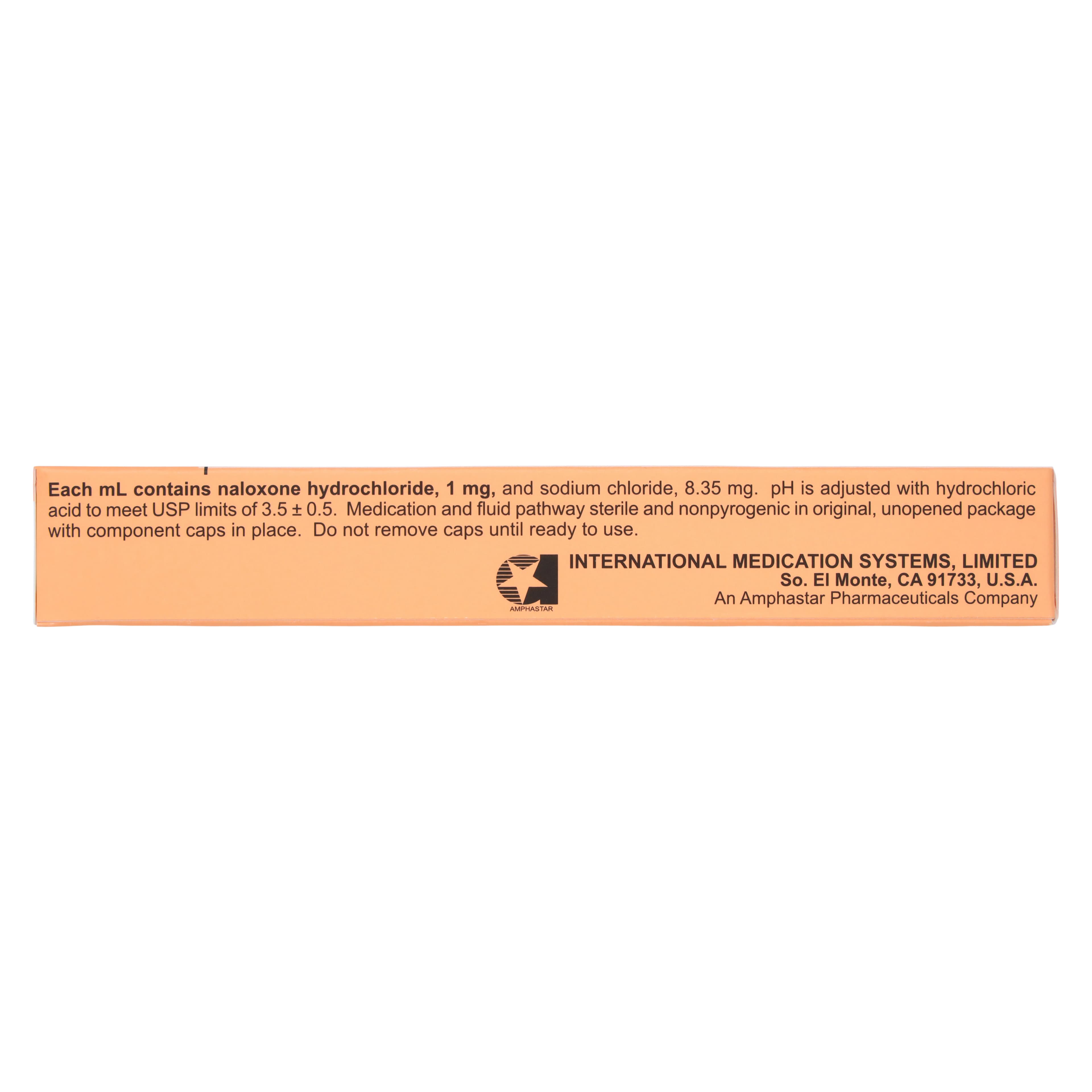 Naloxone HCl Injection 1mg/mL Needleless Prefilled Syringe, 2mL, Each thumbnail 5