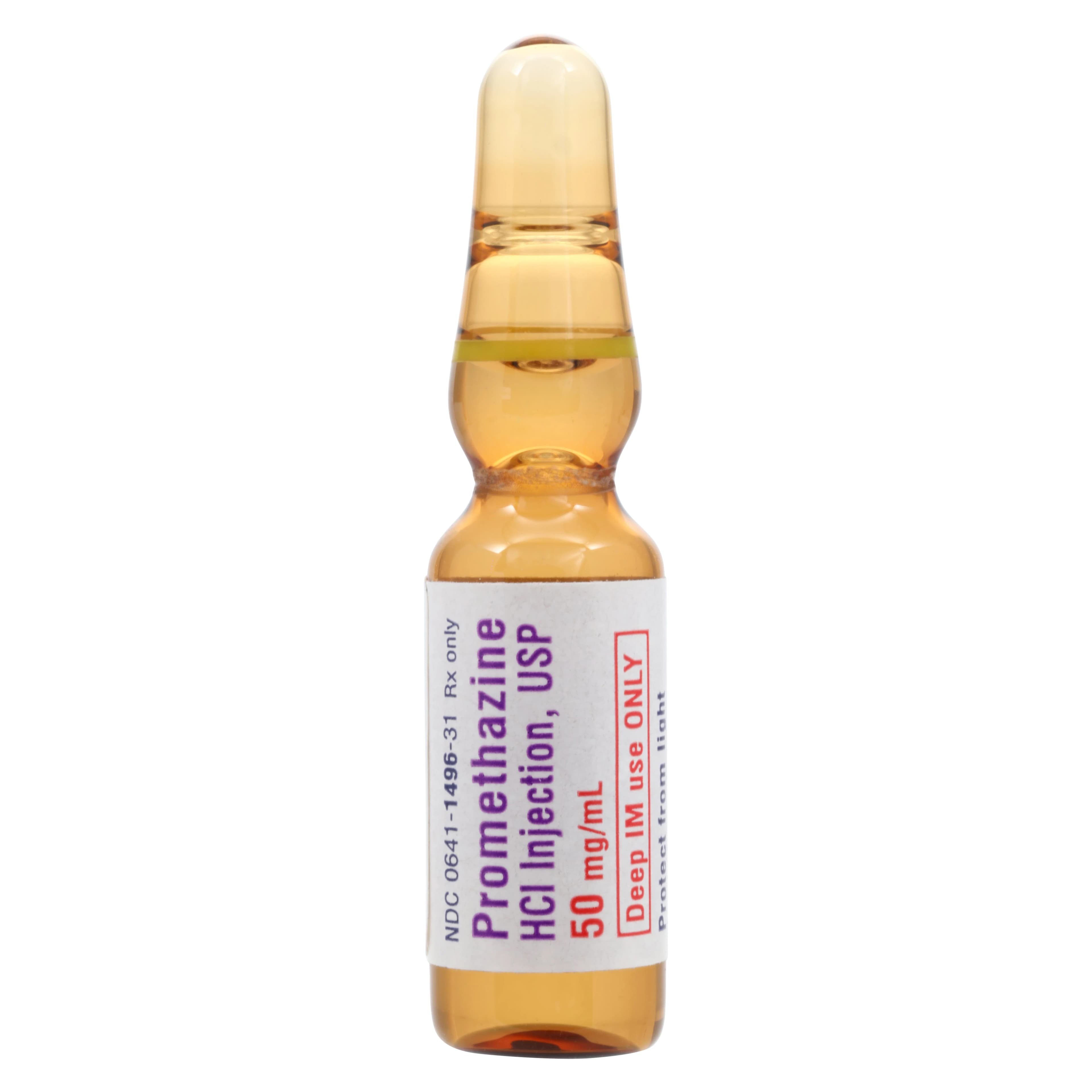 Promethazine HCL Injection 50mg/mL Ampule 1mL, Hikma Pharmaceuticals - Promethazine HCL Amp - Image 1