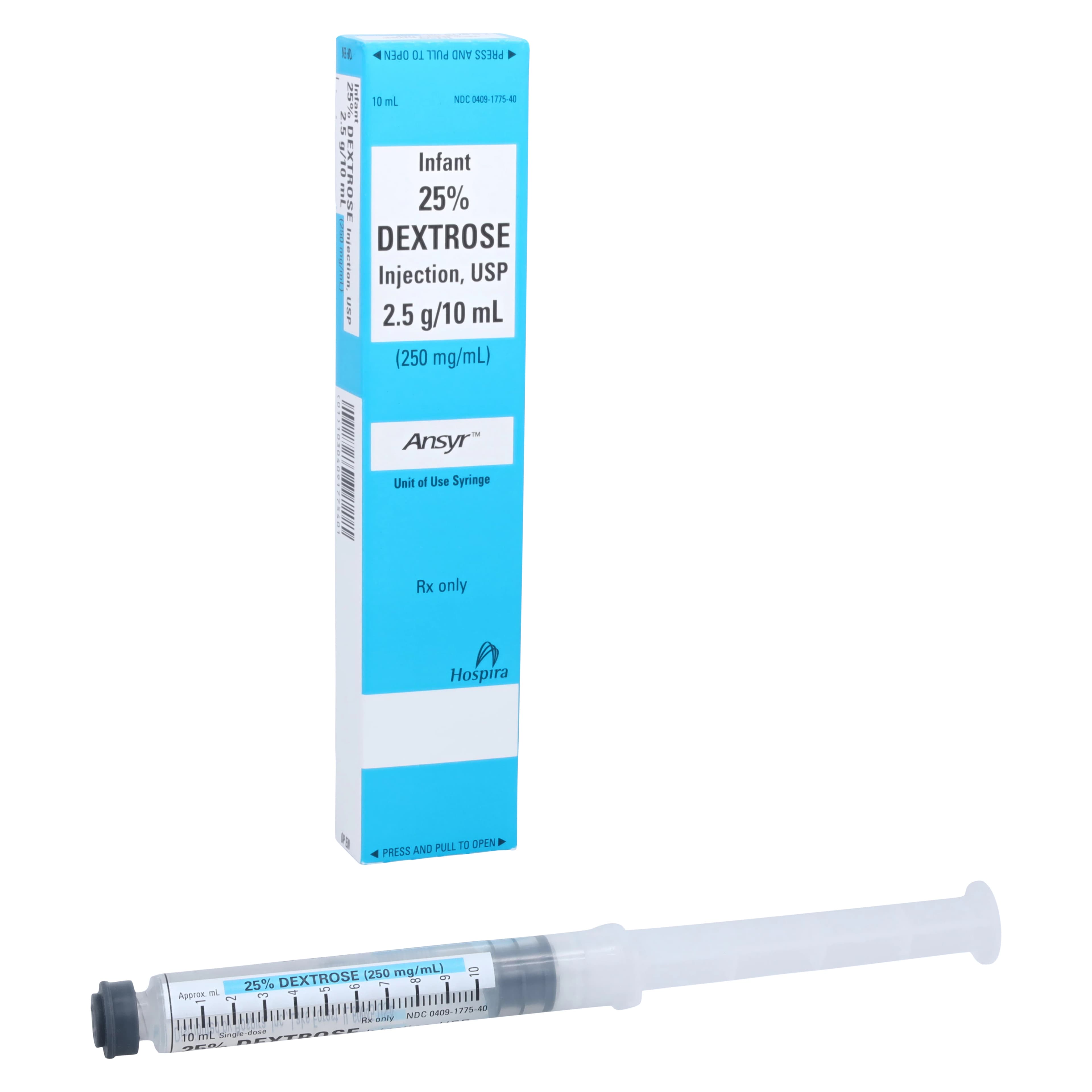 Dextrose Injection 25% Infant Prefilled Syringe, 10 mL, Each - Dextrose Inj Infant Syr Non-Rt - Image 1