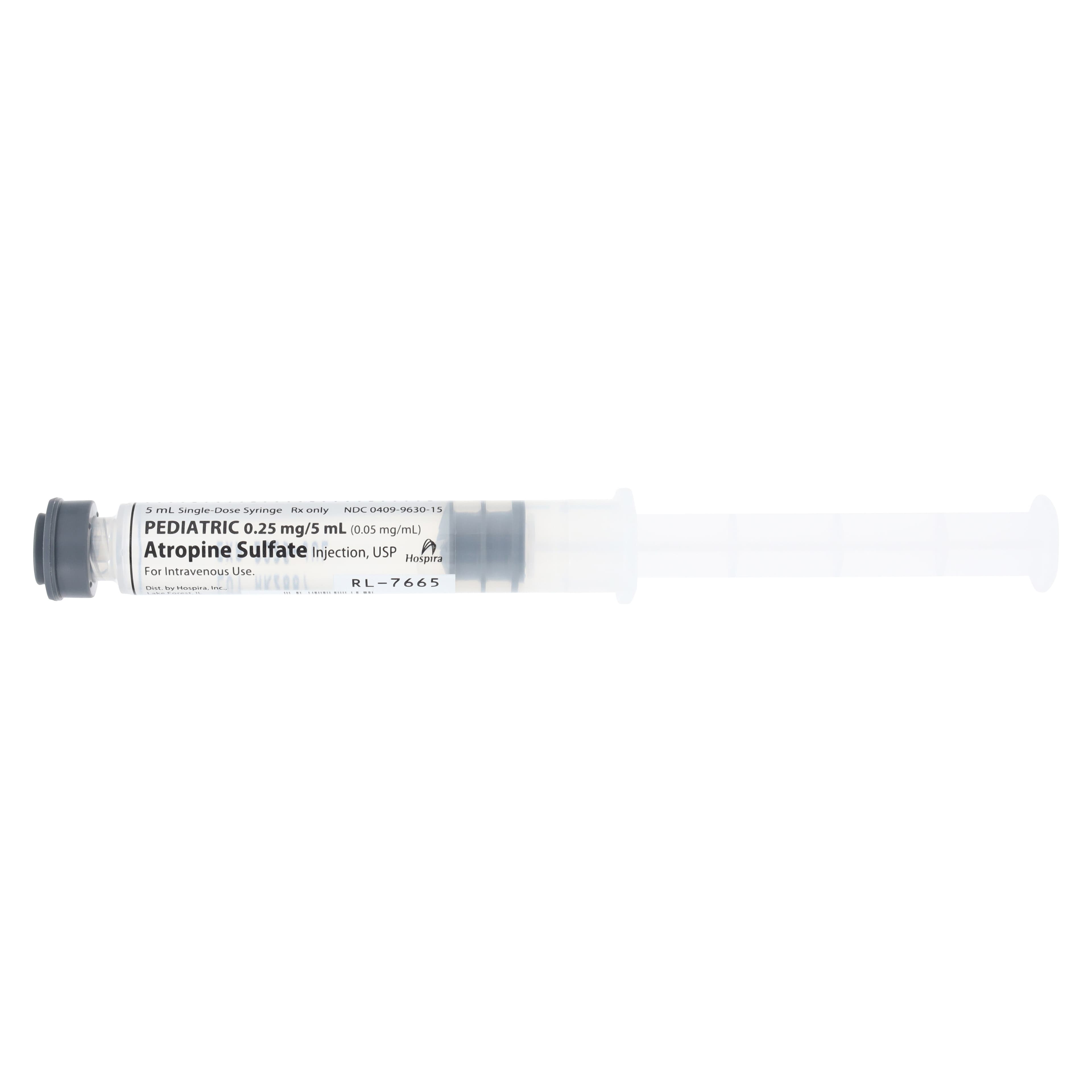 Atropine Sulfate Injection 0.05mg/mL Pediatric Ansyr Syringe 5mL Each thumbnail 2