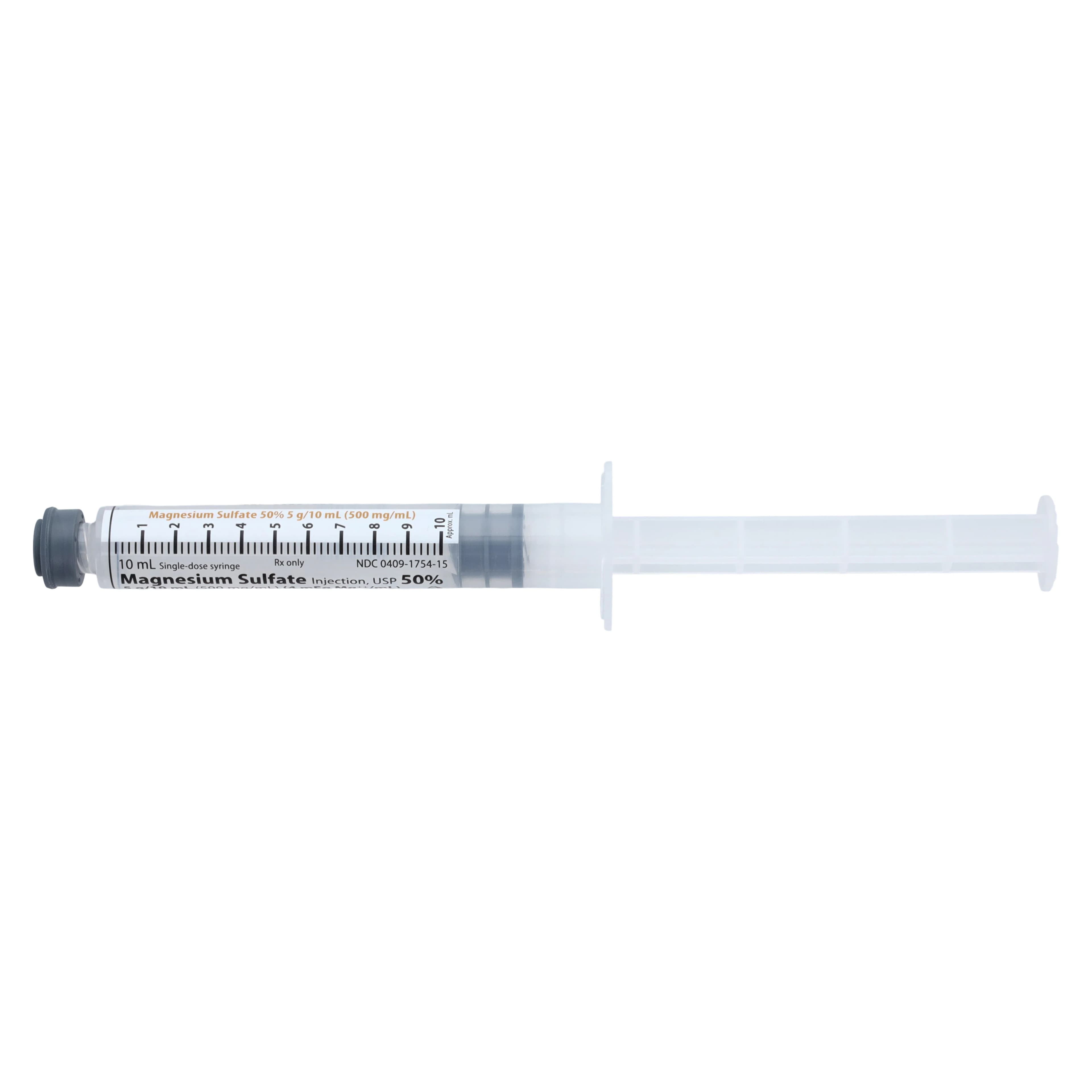 Magnesium Sulfate Injection 50%, 5g/10mL, Ansyr Syringe, Non-Returnable thumbnail 3