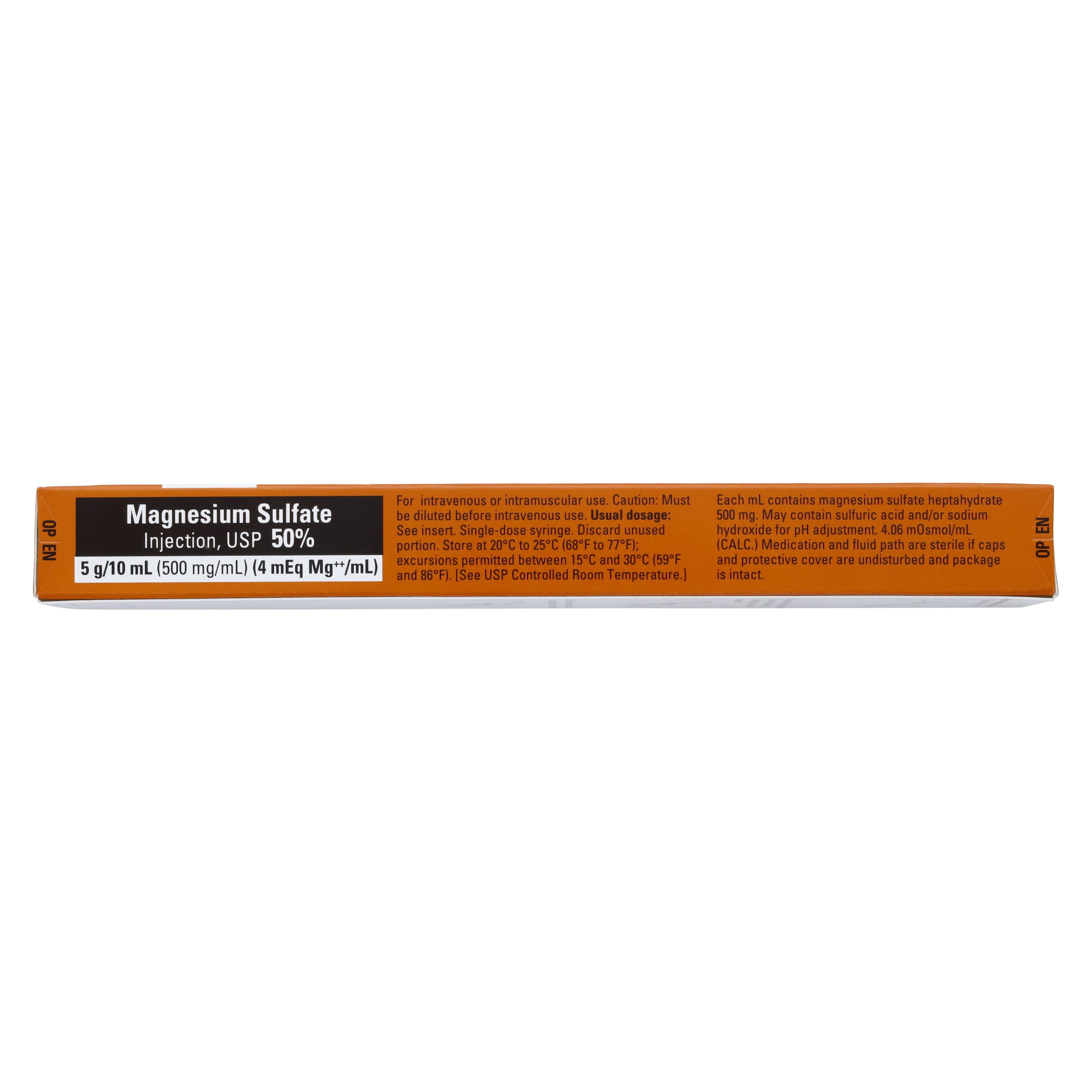 Magnesium Sulfate Injection 50%, 5g/10mL, Ansyr Syringe, Non-Returnable thumbnail 4