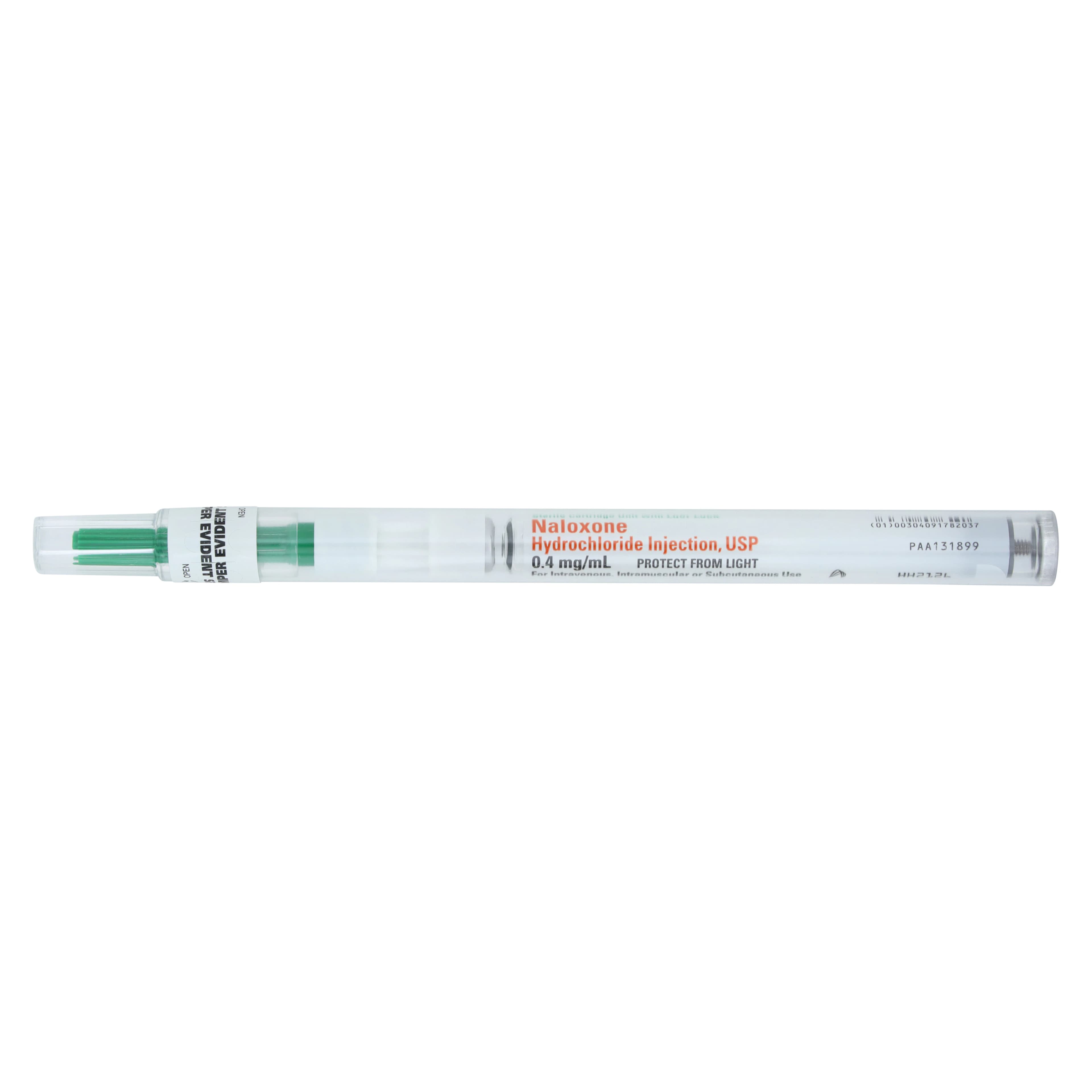 Naloxone HCl Injection 0.4 mg/mL, No Needle Prefilled Syringe, 1 mL Each - Naloxone HCL Inj CRPJ Syr N-R - Image 1
