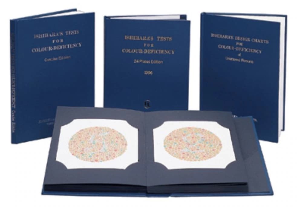 Ishihara Test Chart Book, 38 Plates, Color Vision Testing, Graham-Field - Ishihara Test Chart Book - Image 1