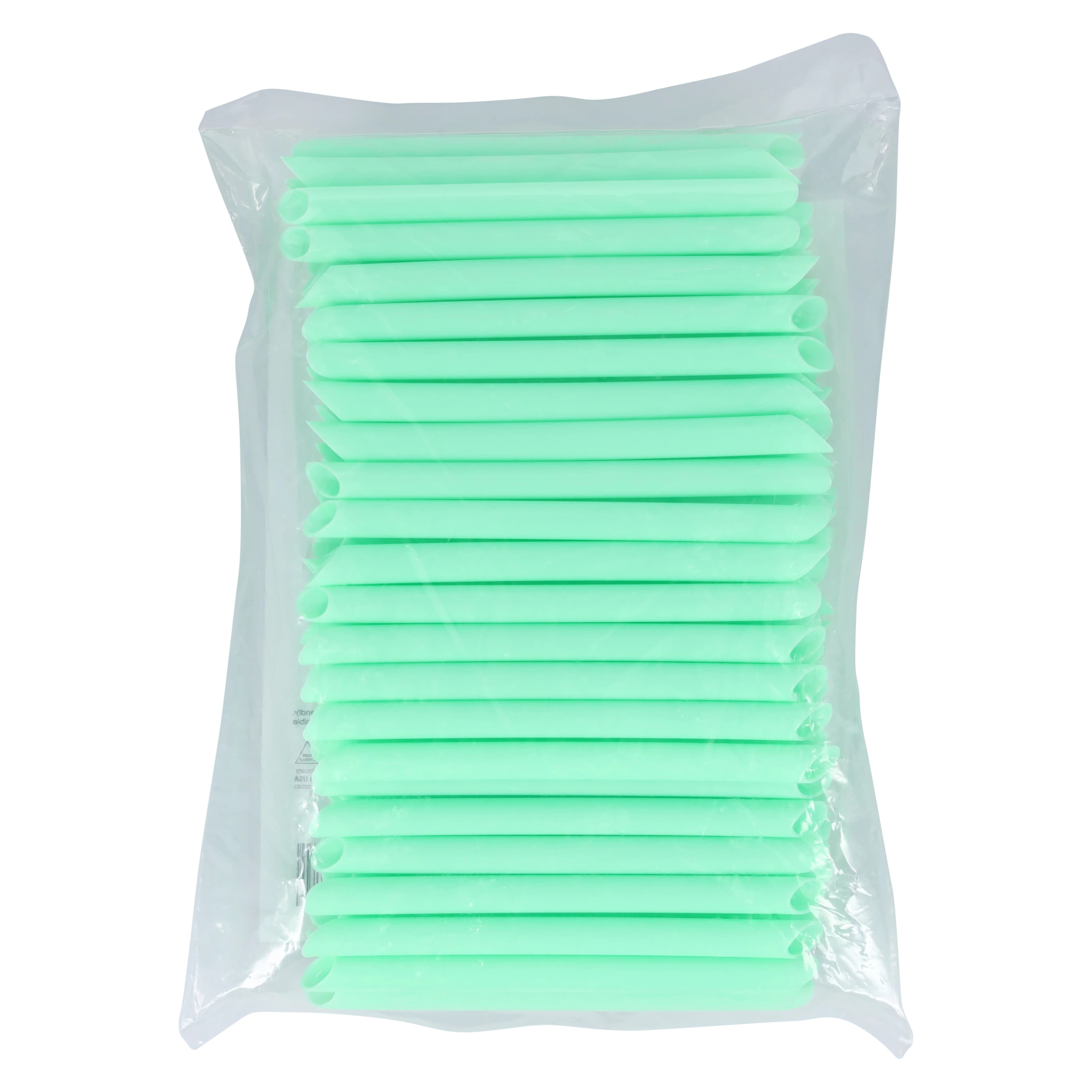 Oral Evacuator HVE Tips, Nonvented, Green, Disposable, Polyethylene, Latex Free, 100/Bag - Oral Evacuator - HVE Tip - Image 1
