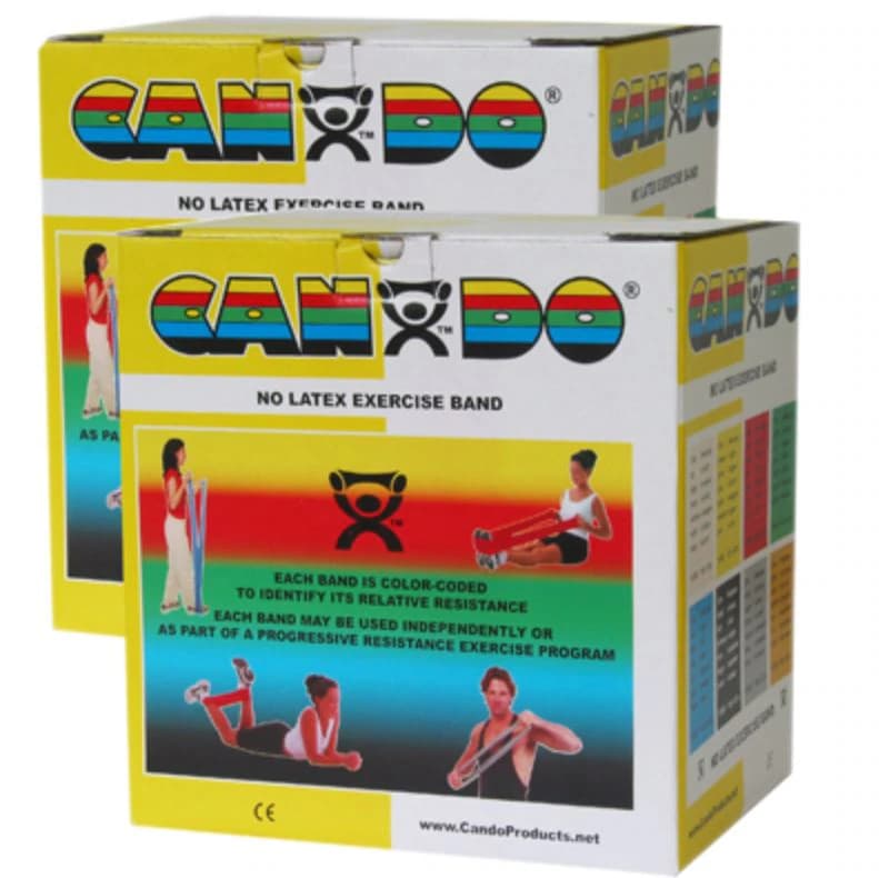 CanDo Exercise Band, X-Light Yellow, 50 yd Roll, LF - Band Exercise CanDo LF 50yd - Image 1