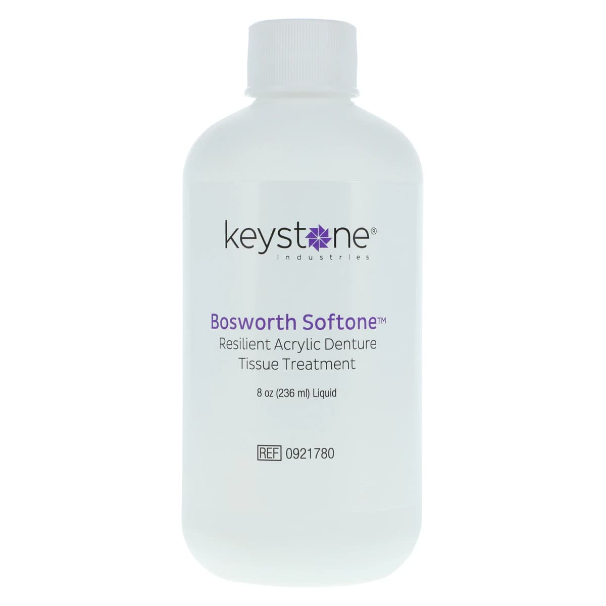 Softone Resilient Denture Acrylic Treatment Liquid, 8 oz (118 mL) Bottle, #0921780 - Softone™ Resilient Denture Acrylic Treatment 8oz Liquid - Image 1