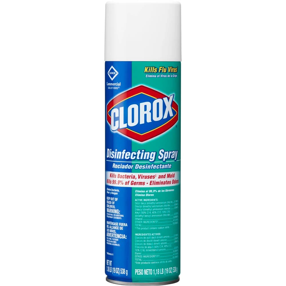 Clorox Disinfectant Spray, Fresh Scent, 19 oz Aerosol Can - Clorox Disinfectant Spray - Image 1