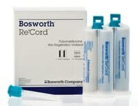 Re'Cord Bite Registration Material, Fast Set VPS, Blue, Standard Kit: 2 x 50 mL Cartridges + 10 Mixing Tips, #0921315 - Harry Bosworth Re’Cord Bite Registration Material Standard Kit - Image 1