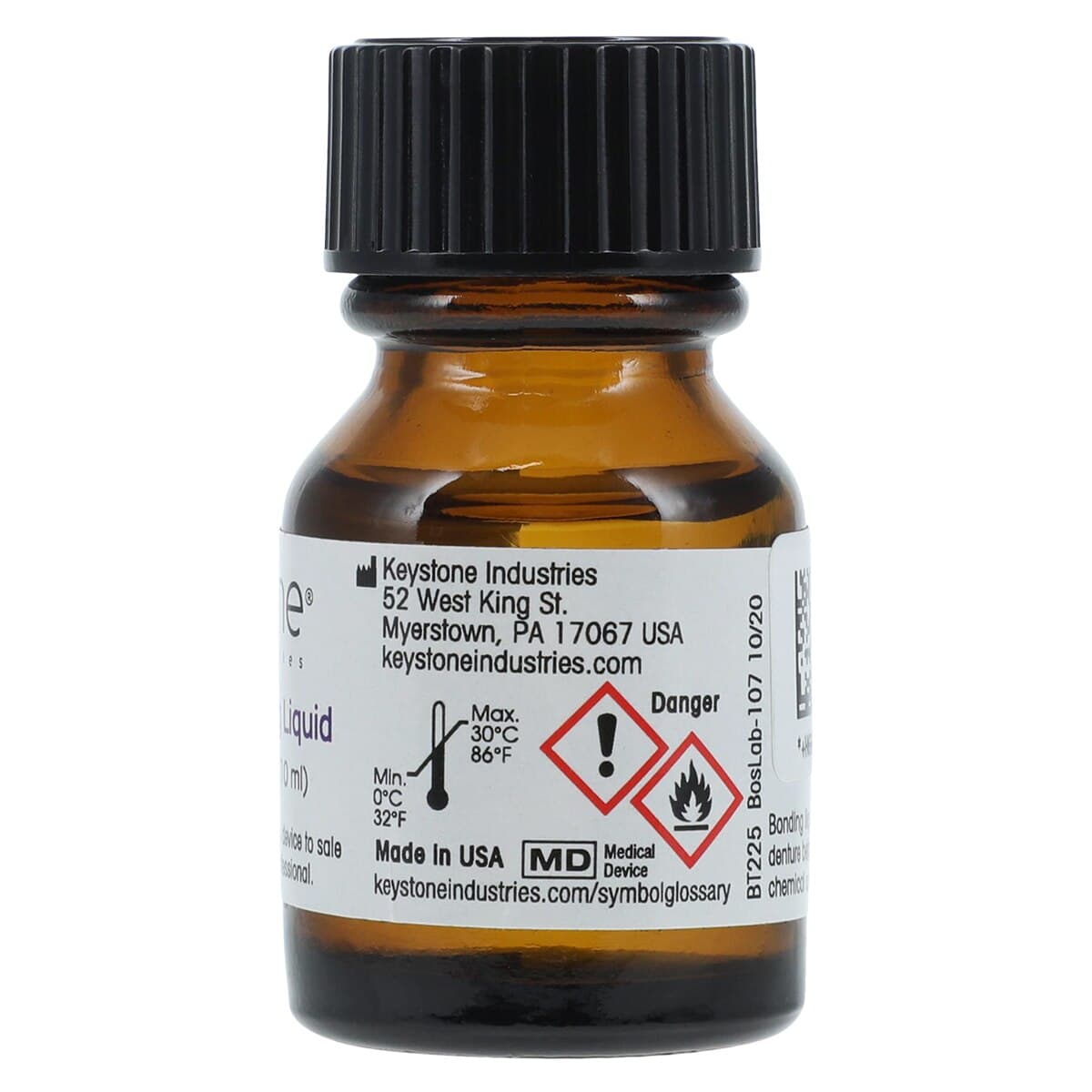 Trusoft Resilient Denture Acrylic Relining Material Bulk Kit, 1 lb Powder, 8 oz Liquid, 1/3 oz Bonding Liquid, 0921253 thumbnail 8