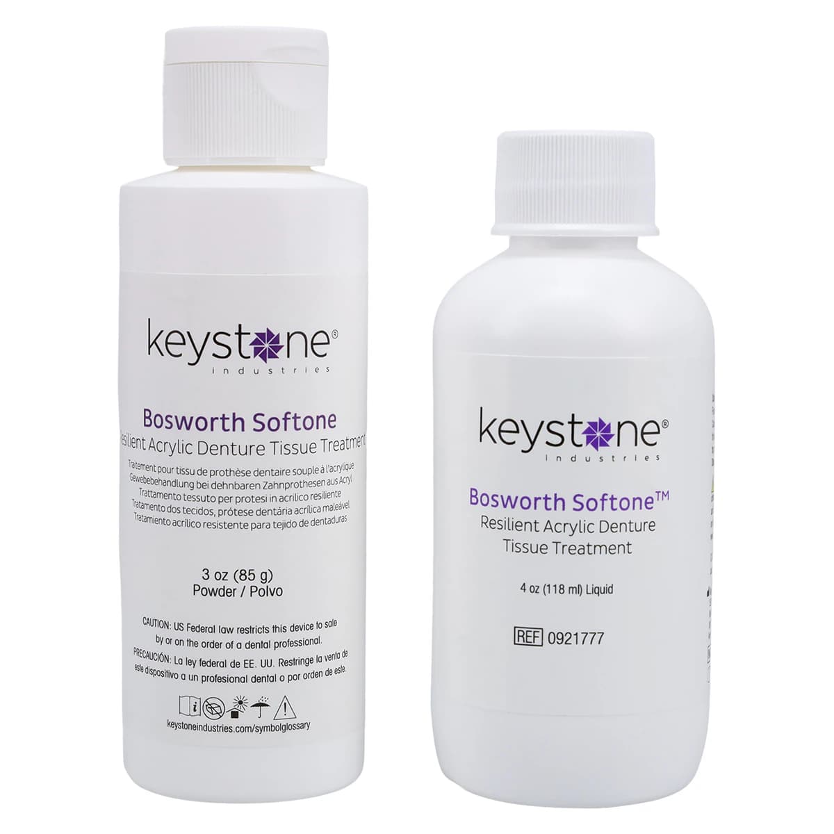 Softone Standard Kit, White, Tissue Conditioner & Functional Impression Material, 3 oz Powder + 4 oz Liquid, 0921775 thumbnail 3