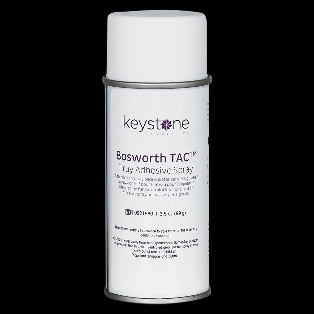 TAC Tray Adhesive Compound, Spray, 3.5 oz (99 g) Aerosol Can, 0921880 - Tac Tray Adhesive - Image 1