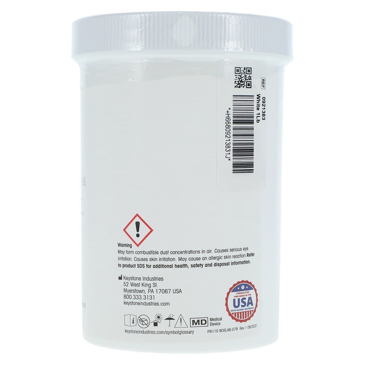 Fastray™ Custom Tray Material Powder, White, 1 lb (0921383) thumbnail 2