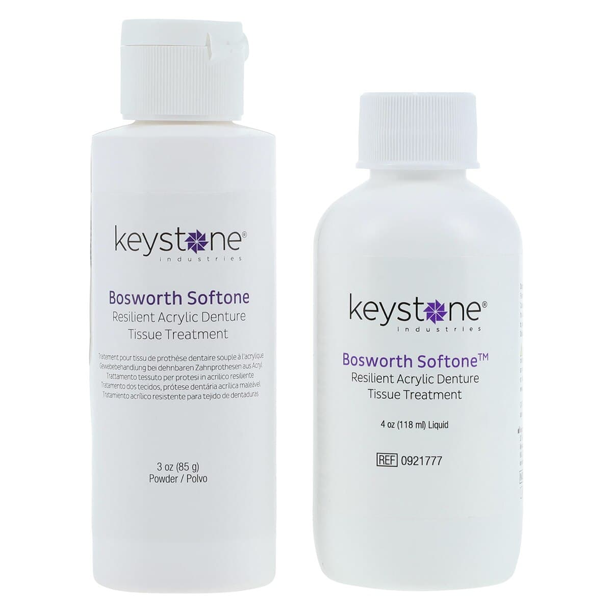 Softone Tissue Conditioner & Functional Impression Material, Pink Standard Kit, 3 oz Powder & 4 oz Liquid, 0921775P thumbnail 3