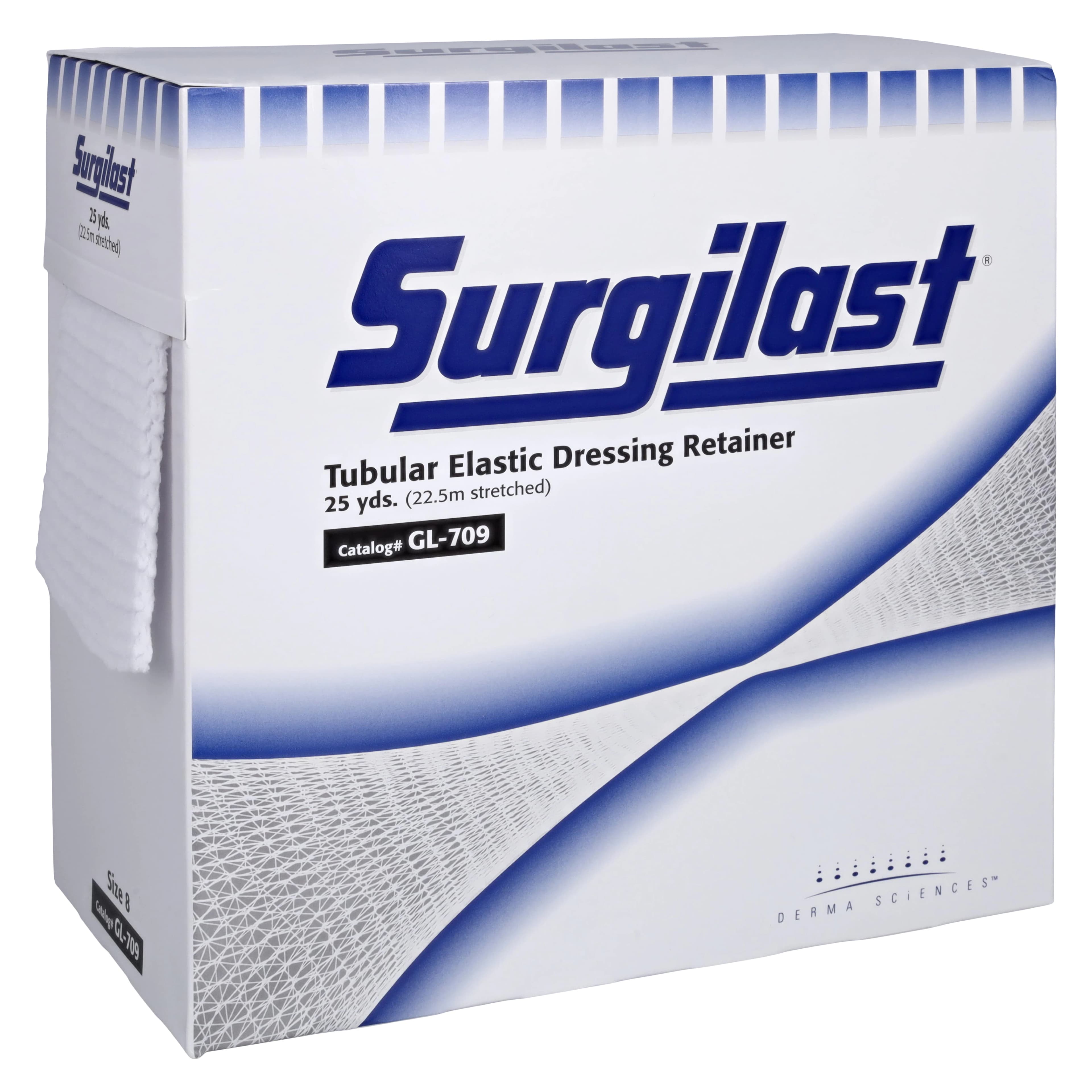 Surgilast Tubular Dressing Elastic, 32.5" x 25 yd, White, Non-Sterile, Each - Tube Bandage Med-chest - Image 1