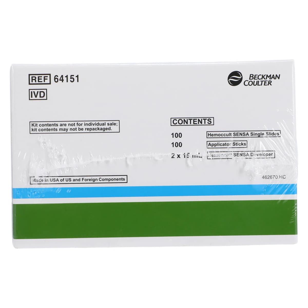 Hemoccult II SENSA Immunological Fecal Occult Blood Test Slides, CLIA Waived, 100/Box, 64151A thumbnail 3