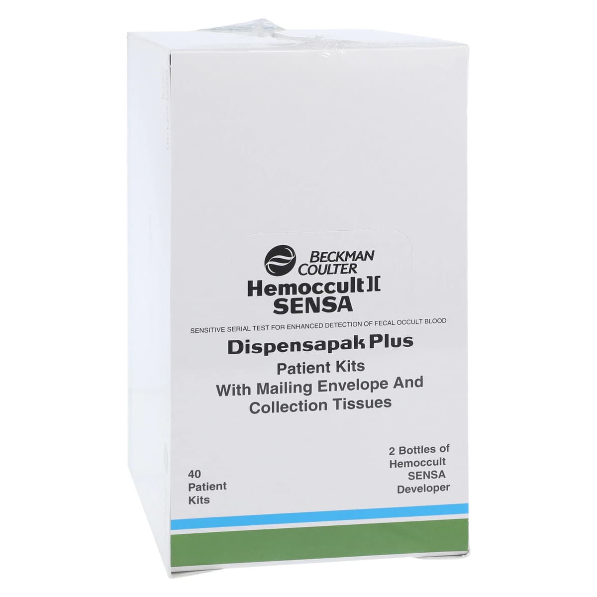 Hemoccult II SENSA Patient Screening Kit, CLIA Waived, Dispensapak Plus, 40/Box - Hemocult Sensa Dispensapak - Image 1